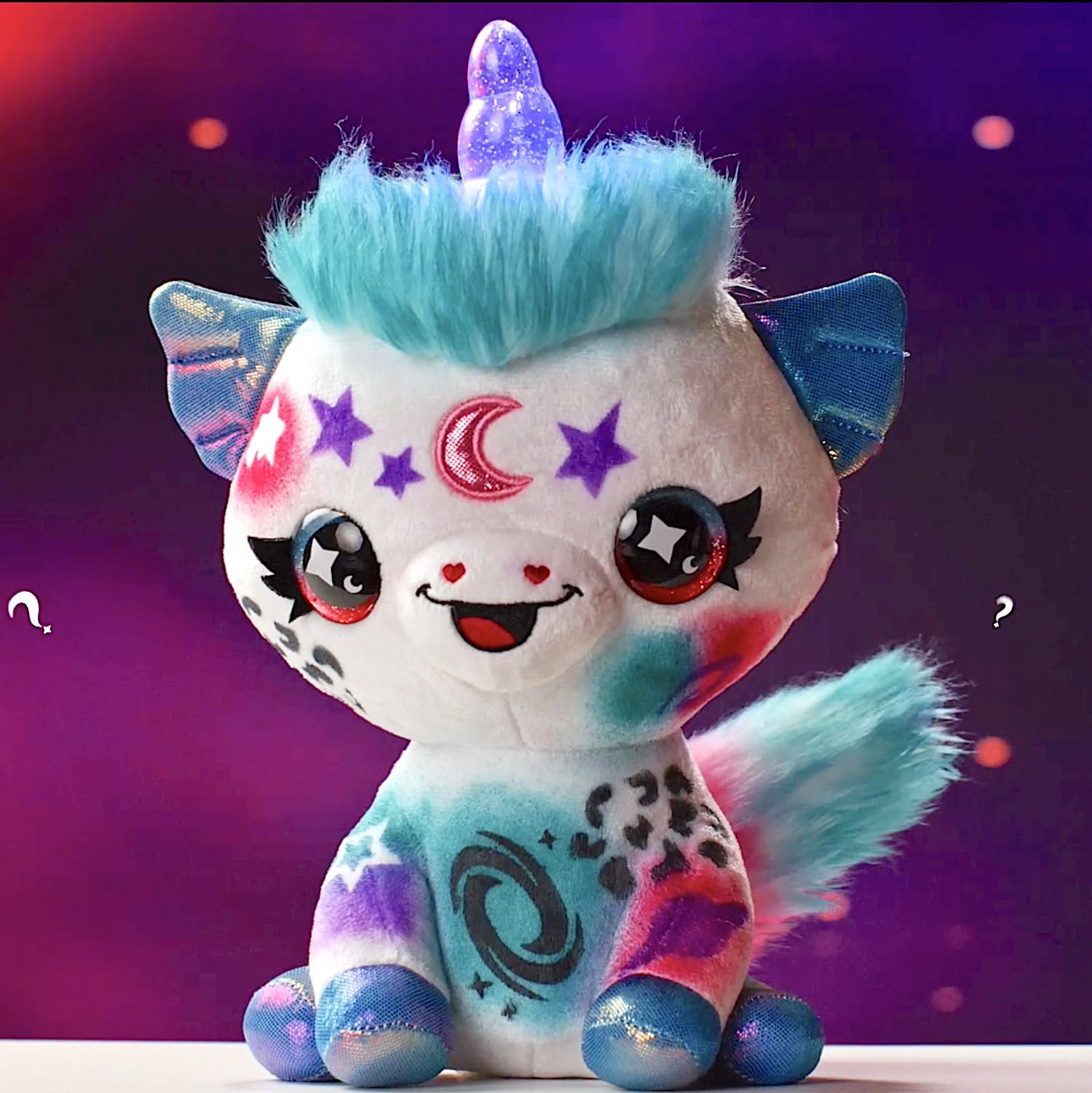 Airbrush Plush Light Up Cosmic Unicorn – Personalize & Decorate with Airbrush Tool 5
