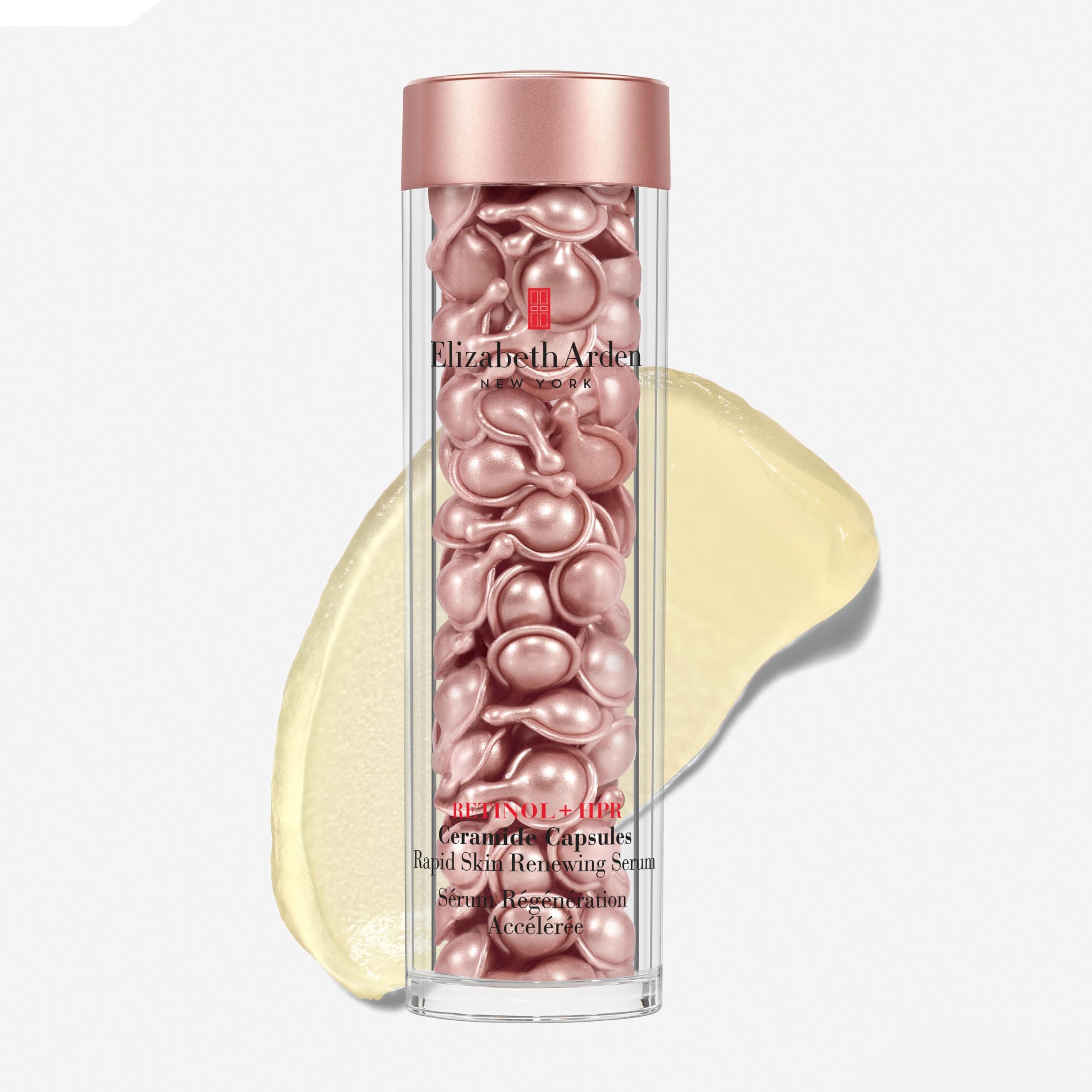 Elizabeth Arden Retinol + HPR Ceramide Capsules Rapid Skin Renewing Serum | 90pcs | Unscented