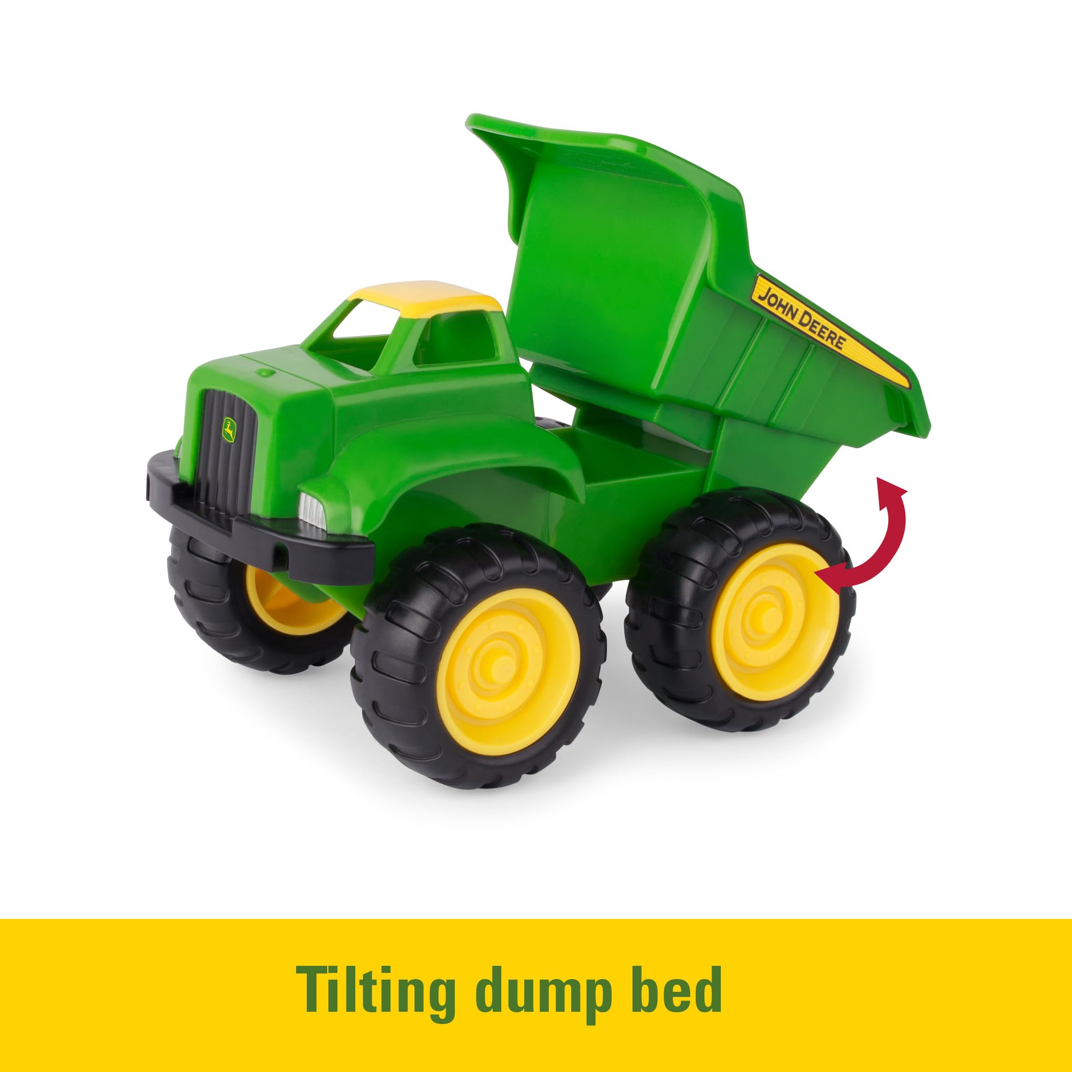 John Deere Dump Truck & Tractor Playset - 2-Piece Construction Vehicle Set for Toddlers 3