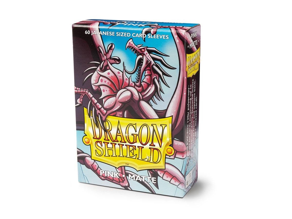 Dragon Shield Japanese Size Card Sleeves - Pink, Multicoloured (60 Pack)