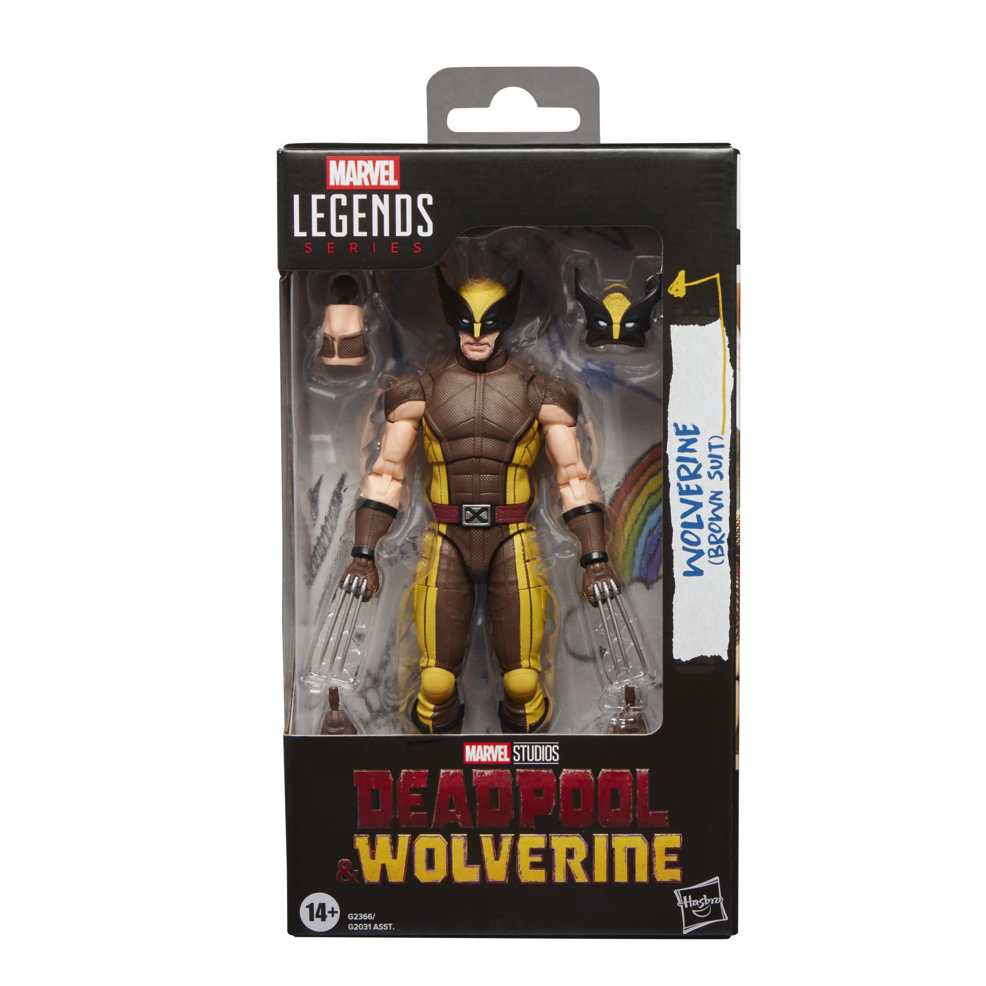 Marvel Press Marvel Legends Series Wolverine (Brown Suit) 6-Inch Action Figure | 14+ Years