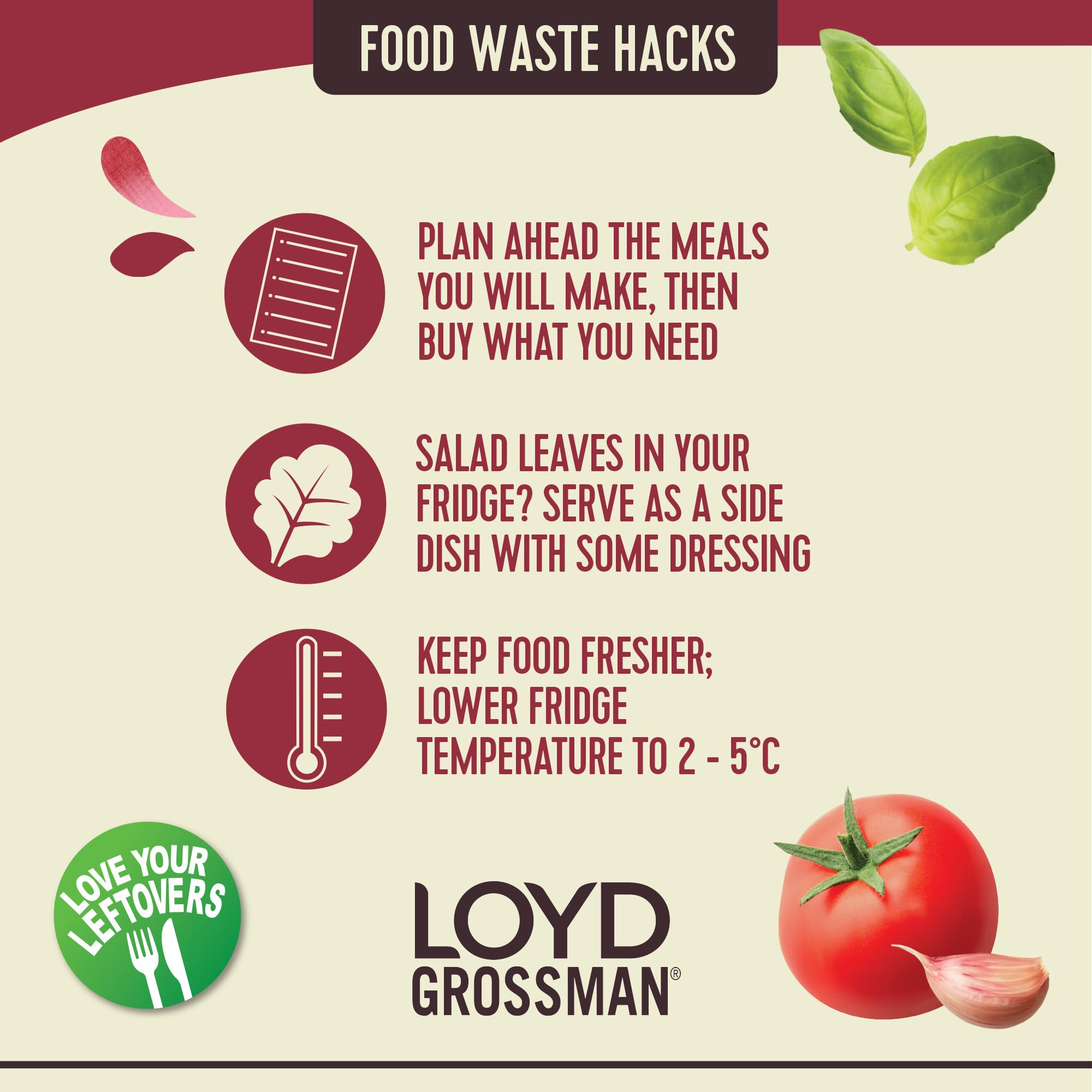 Loyd Grossman - Italian Tomato & Roasted Garlic Pasta Sauce 350g 4