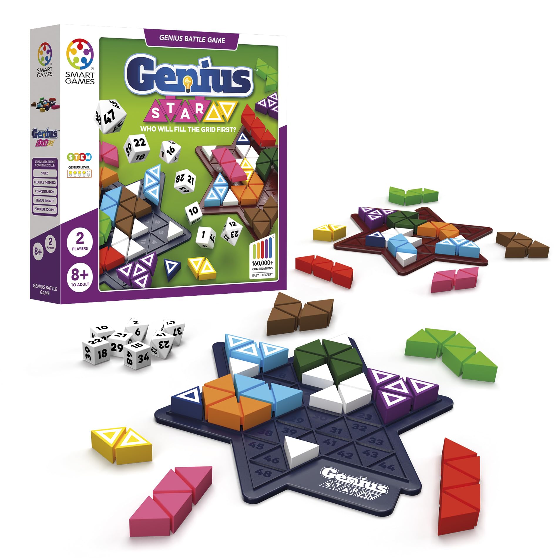 SmartGames The Genius Star Strategy Puzzle Game 8