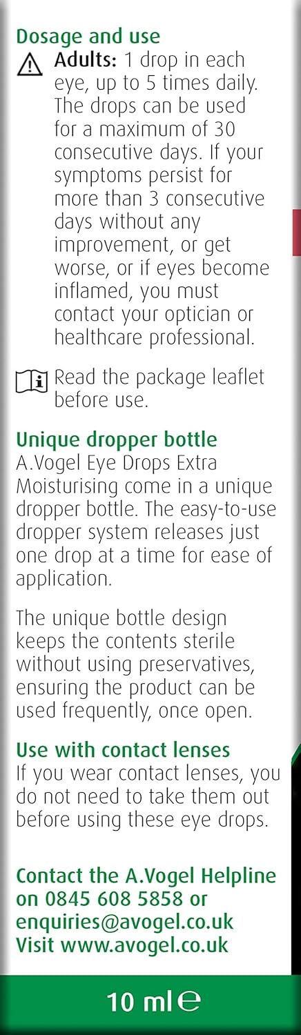 A.Vogel - Extra Moisturising Eye Drops 10ml 5
