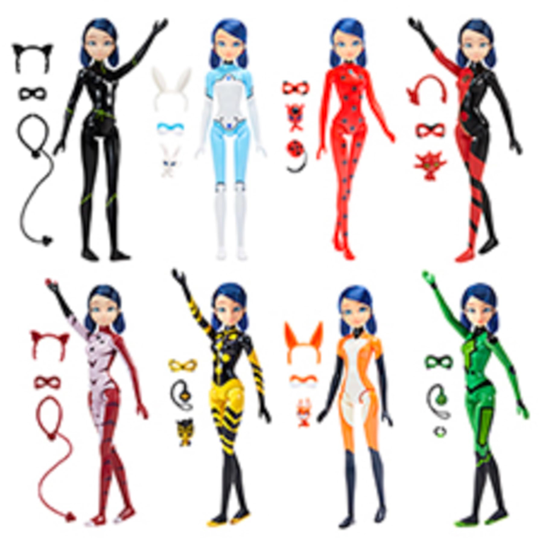 Miraculous Ladybug Magic Heroez Reveal Colour Change Doll - Bandai, 4+ Years 13