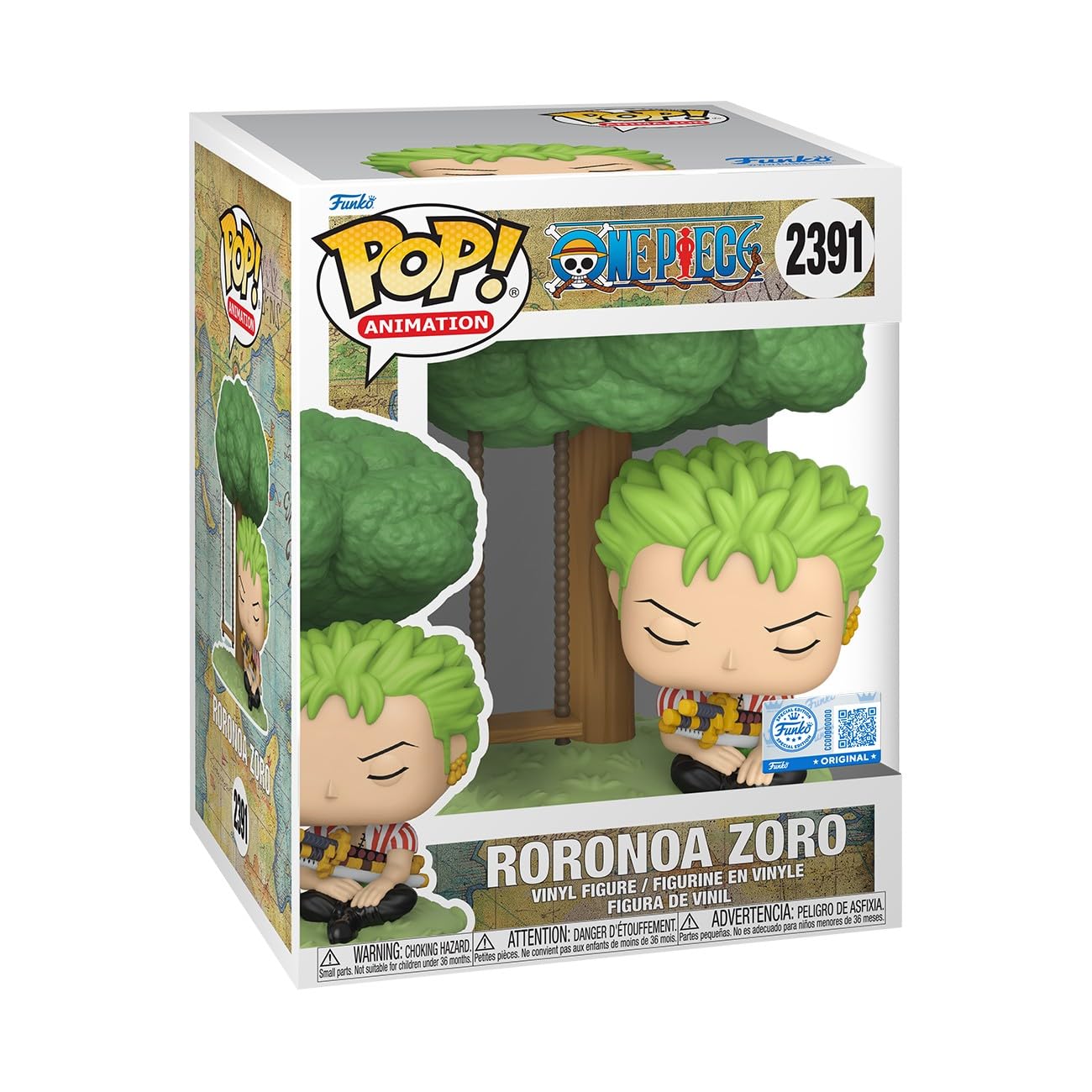 Funko POP! Premium One Piece Zoro Sleeping - Amazon Exclusive Vinyl Figure