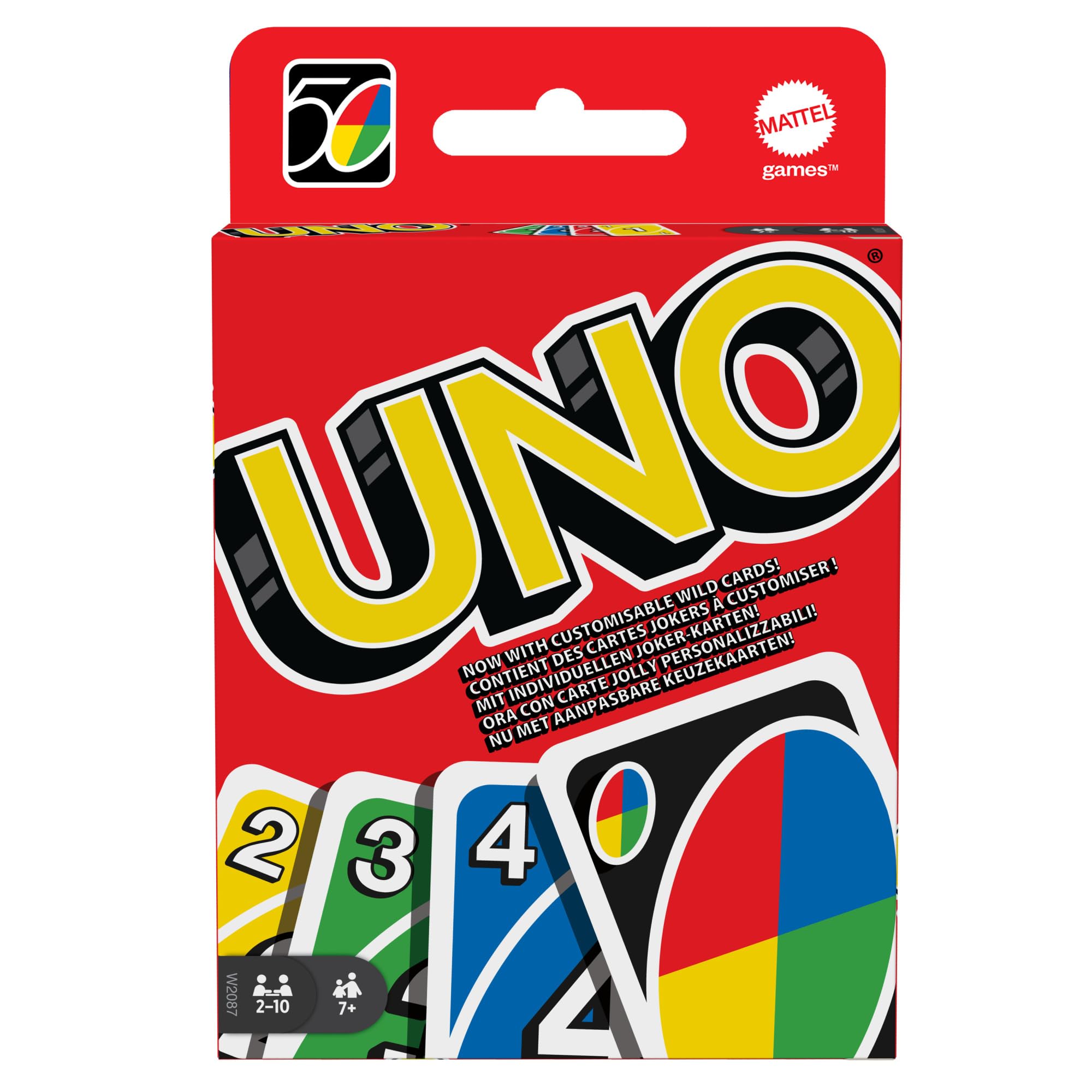 UNO Card Game - Classic Colors & Numbers | Special Action Cards | Ages 7+