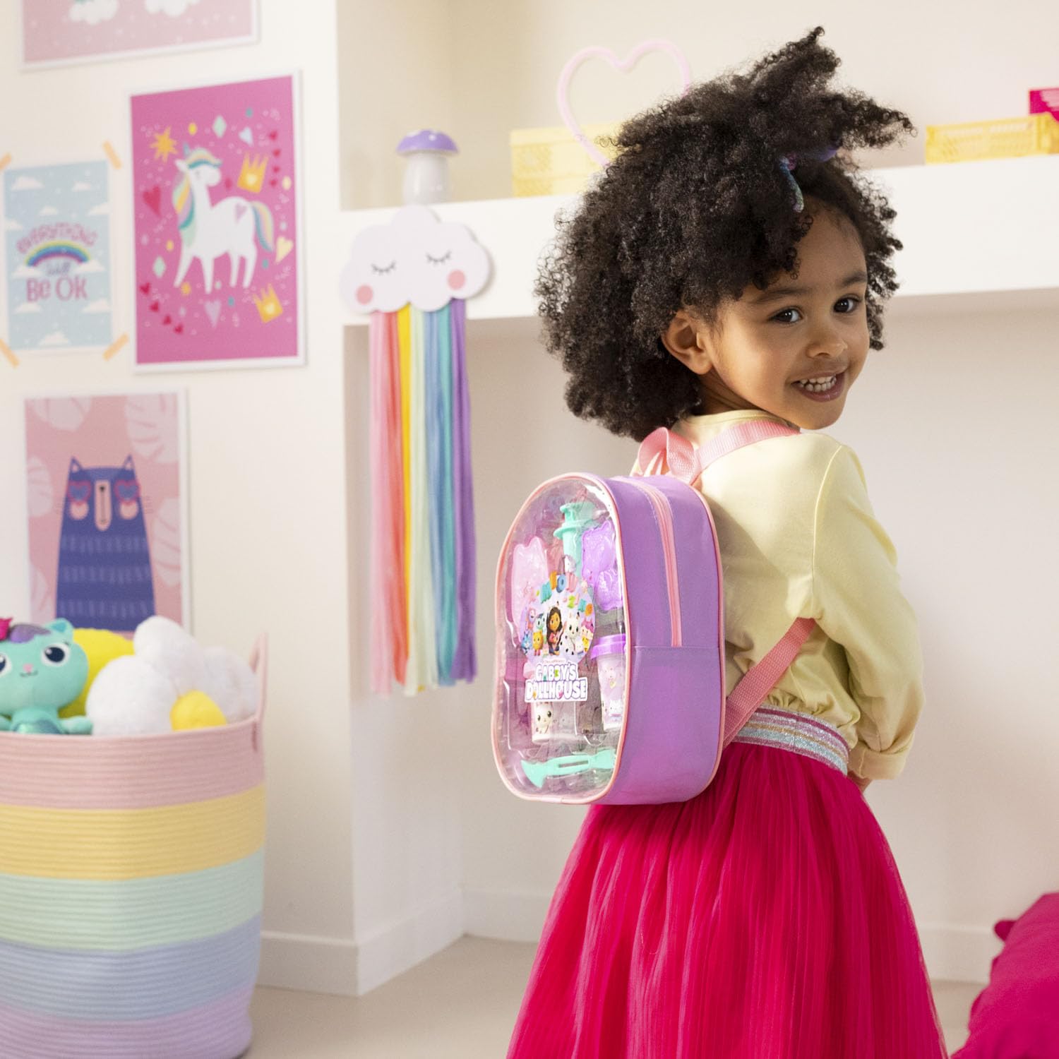 Canal Toys Gabby's Dollhouse Dough Backpack Playset | Includes 2 Dough Pots & Tools | Ages 3+ 4