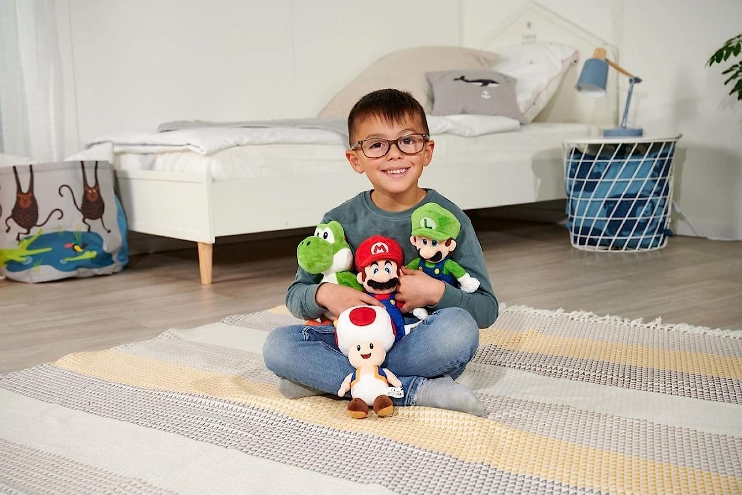 Simba Toys Plush Luigi, Suitable from the First Months of Age, 20 cm 3