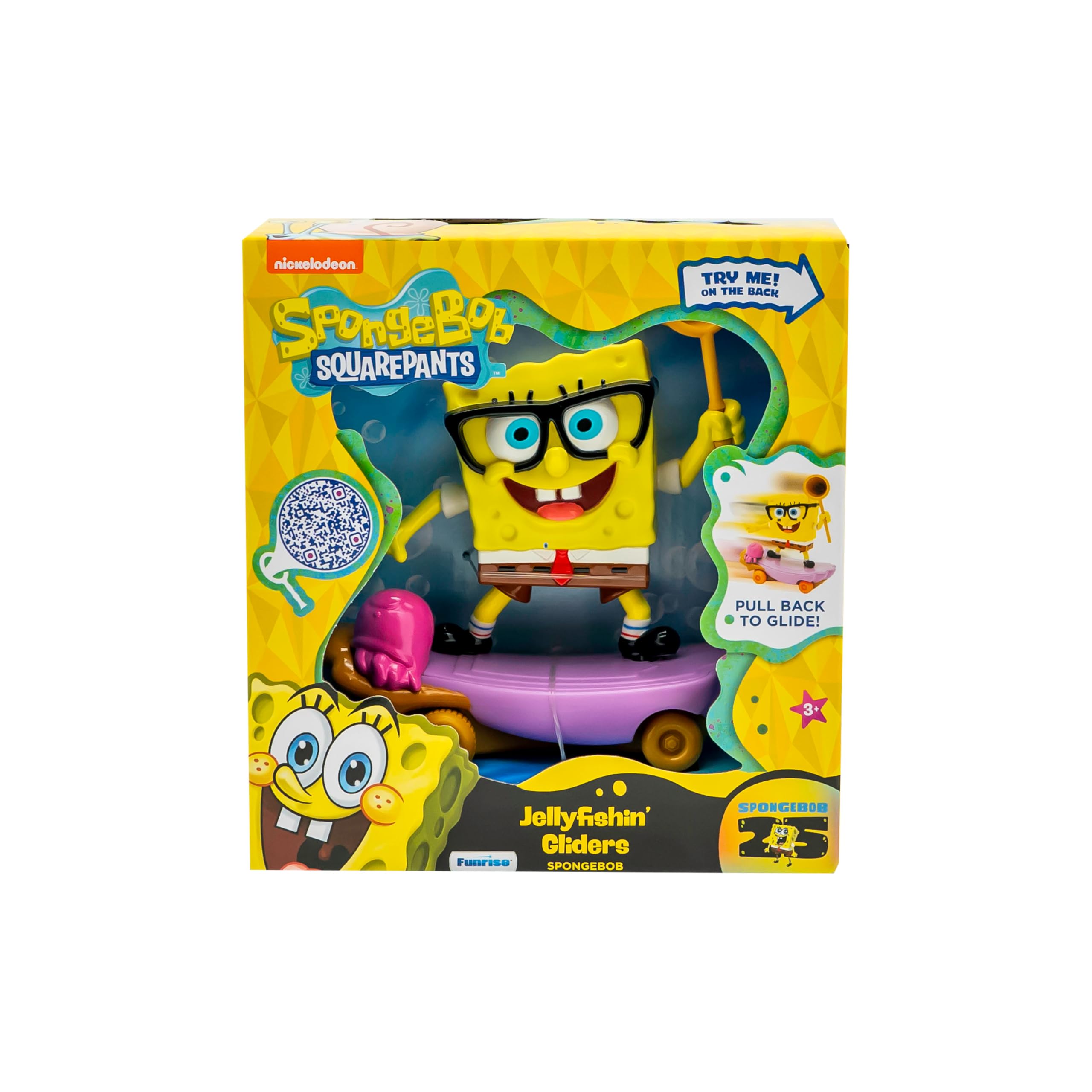 SPONGEBOB SQUAREPANTS Jelly Fishin' Gliders - 5" Surf Toy | Ages 3+ | Plastic 3