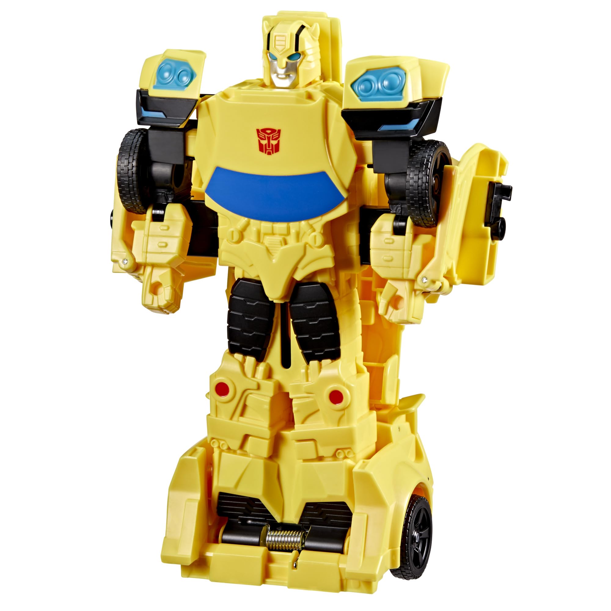 Transformers Bumblebee Smash Changers Action Figure | 8-Inch Robot | Yellow Plastic 1