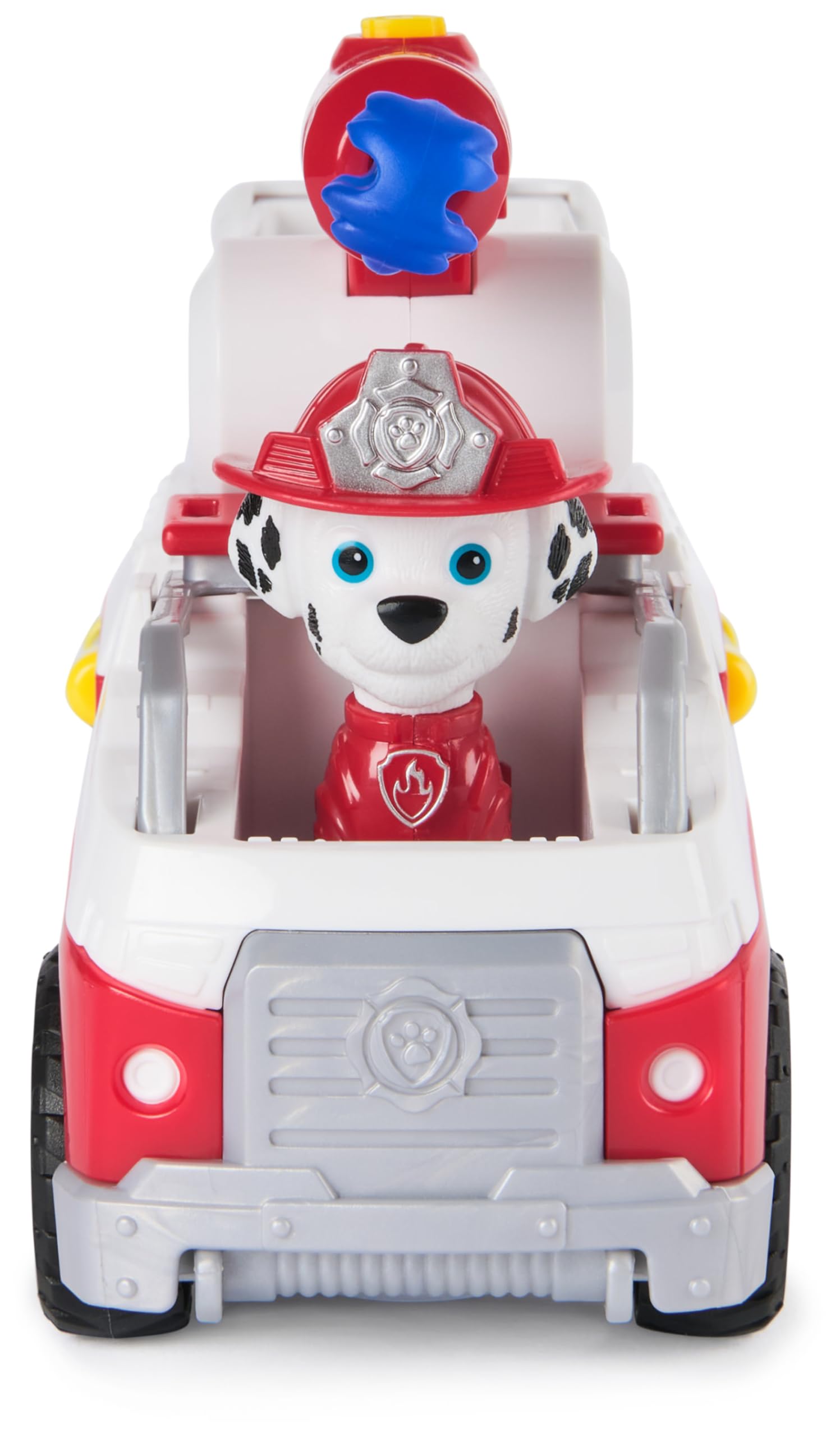 Paw Patrol Marshall Rescue Feuerwehrauto mit Actionfigur und Projektilwerfer – Feuerwehrauto-Spielzeug für Kinder ab 3 Jahren 7