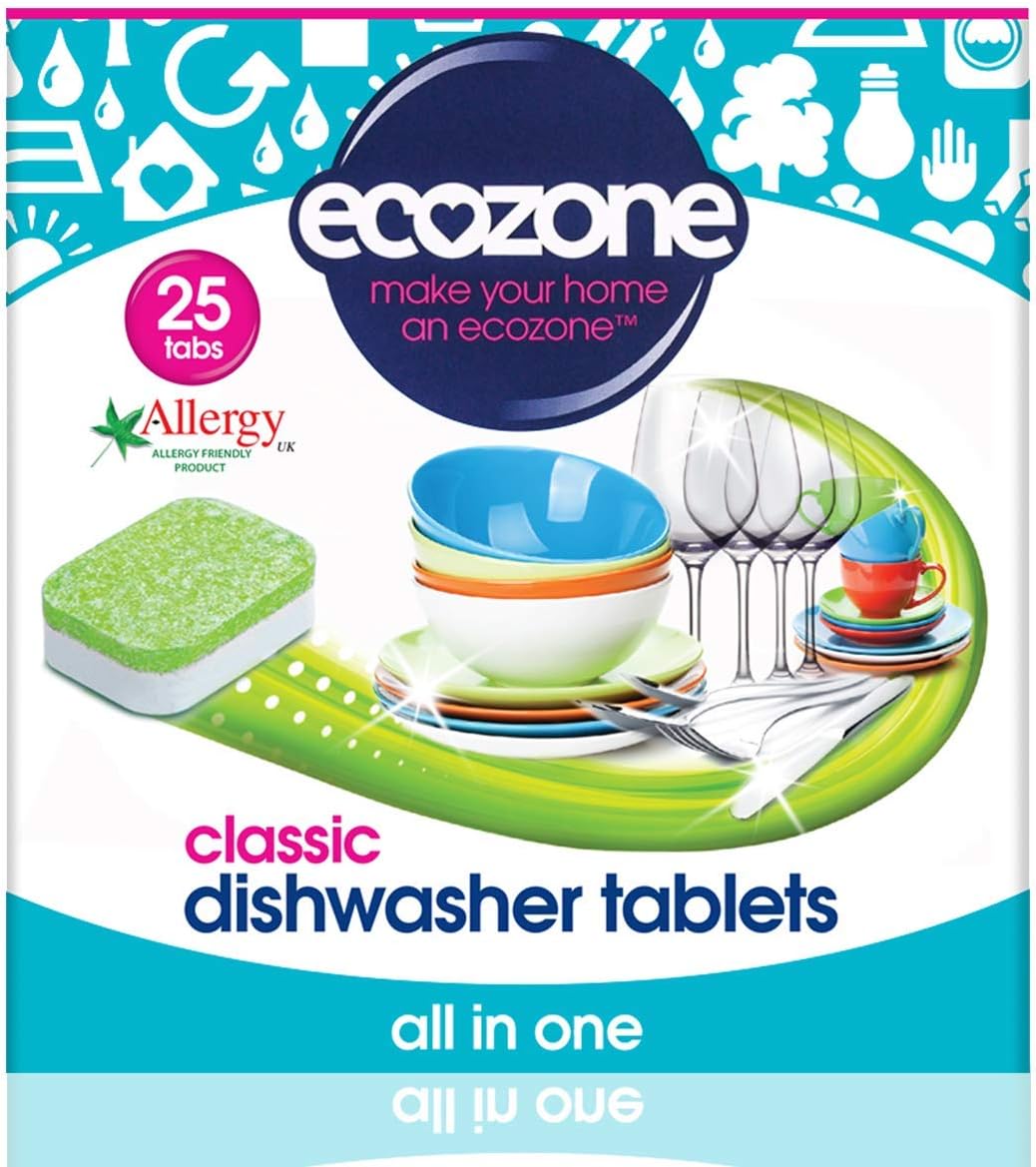 Ecozone - Classic All in One Dishwasher Tablets (25 Tablets)