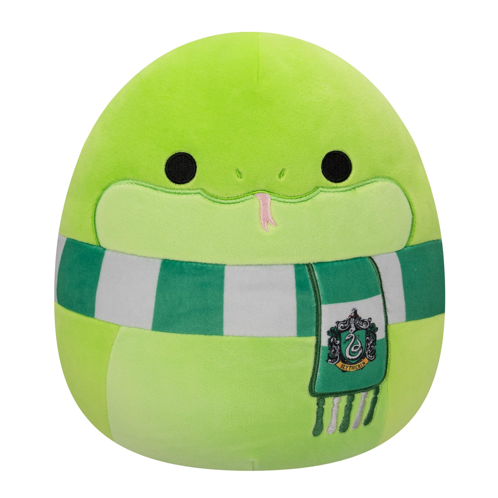 Squishmallows 10-Inch Harry Potter Slytherin Snake Plush - Ultra-Soft Green Stuffed Animal