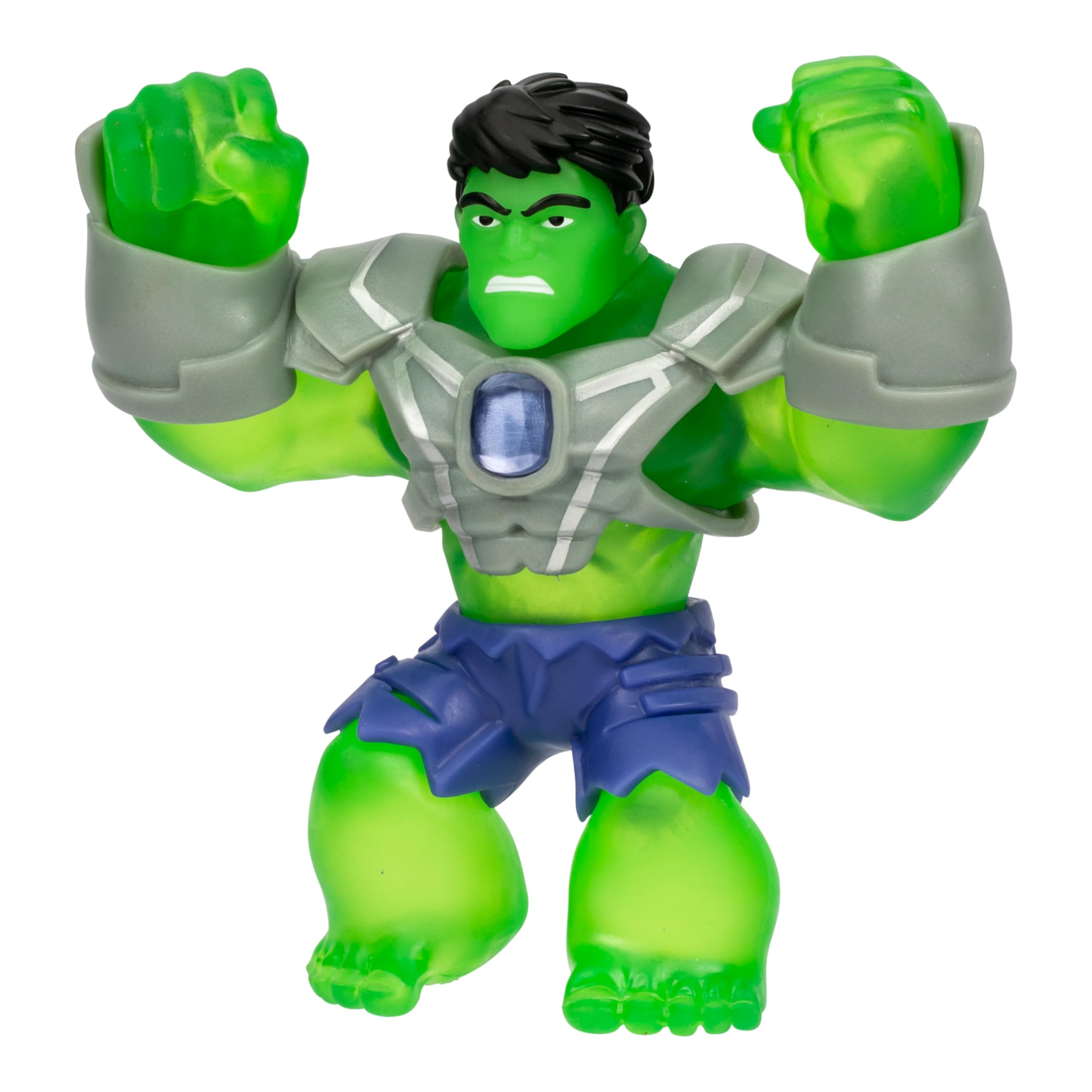 Heroes of Goo Jit Zu Marvel INFINITY ARMOR Hulk - Stretchy Action Figure | 4.5 Inch | Ages 4+ 2