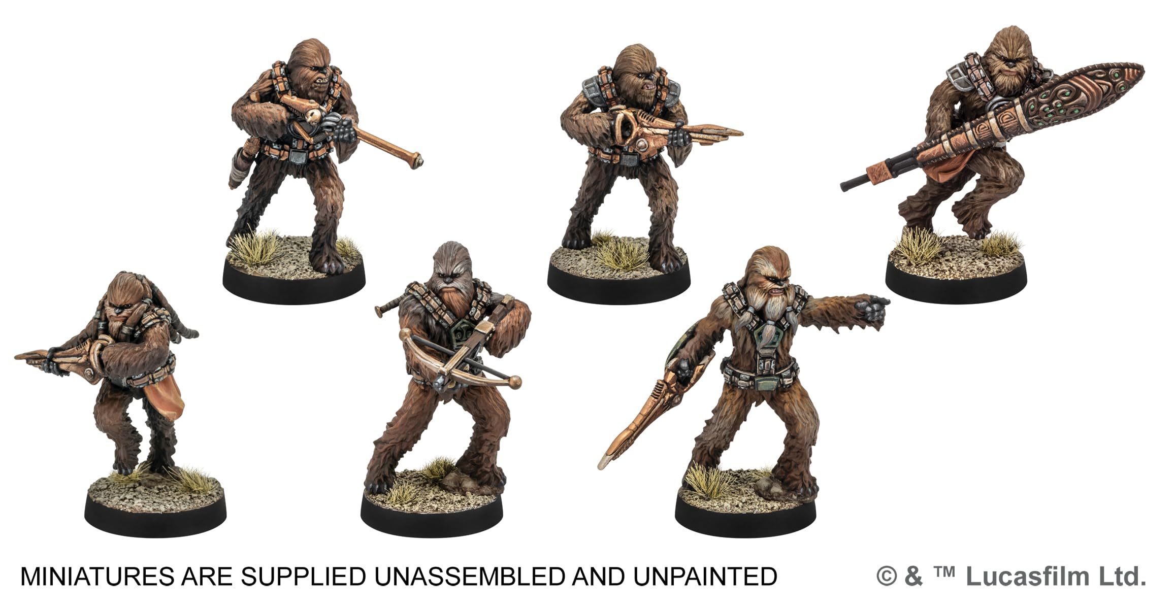 Asmodee Star Wars Legion: Kashyyyk Wookiee Warriors Miniatures Game Expansion 3