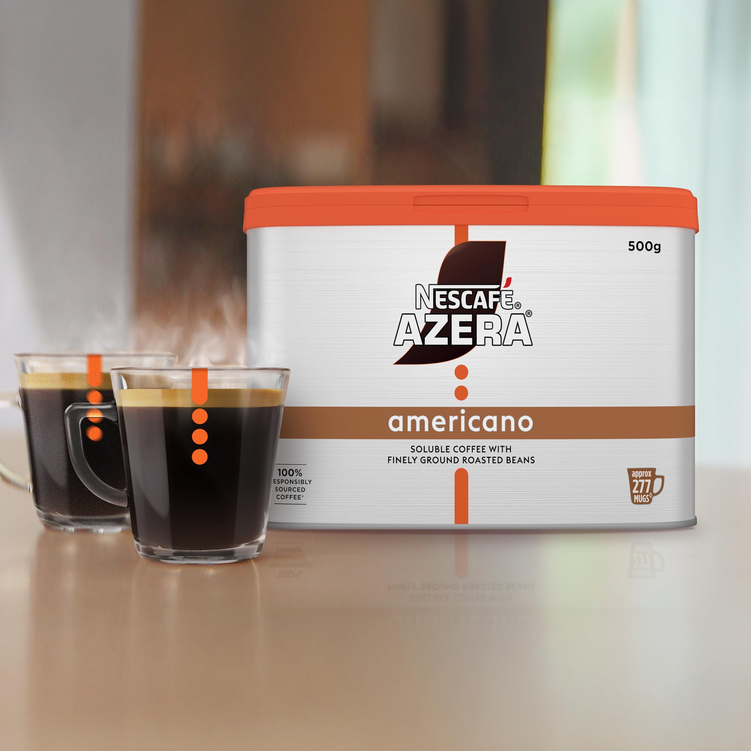 NESCAFÉ Azera Americano Instant Coffee with Ground Beans 500g 9