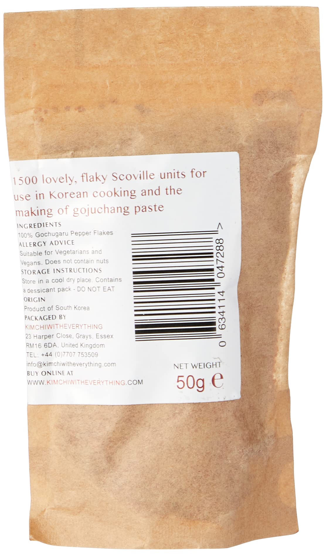 Kimchi with Everything - Gochugaru Kimchi Chilli Pepper Flakes, 50g 3