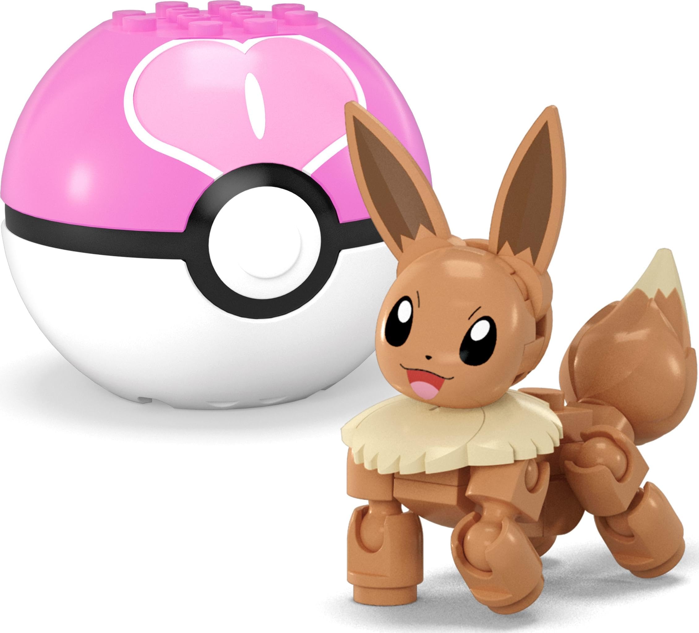 MEGA Pokémon Action Figure Building Set - Charmander & Eevee Poké Ball 2-Pack 4