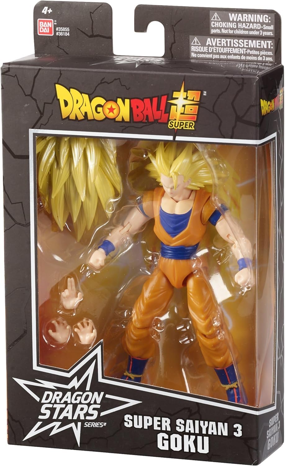 Bandai Dragon Stars Super Saiyan 3 Goku Action Figure - 17cm Articulated Anime Toy 6