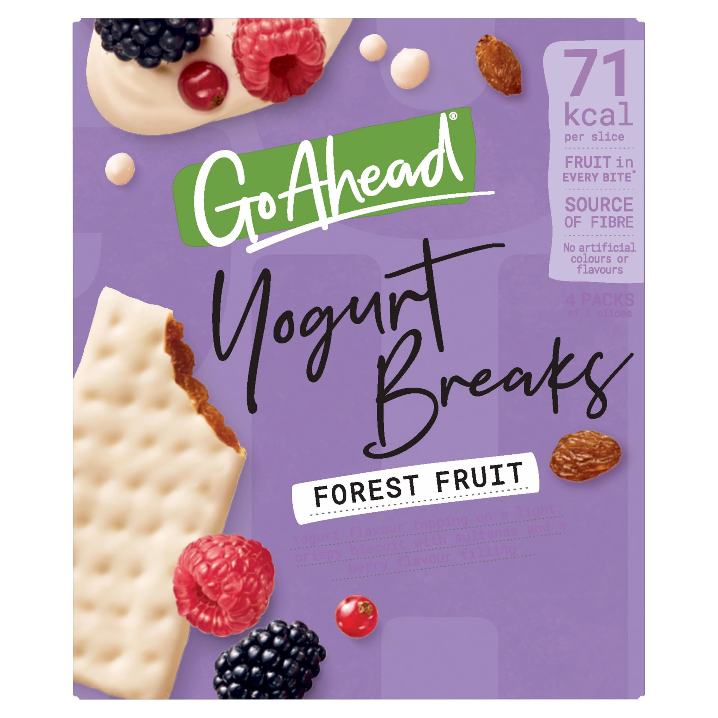 Go Ahead Forest Fruit Yogurt Breaks, 4 Bars, 142 g 4