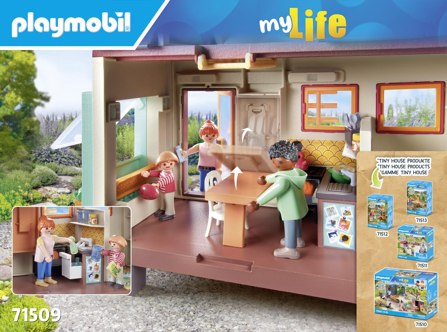 Playmobil Tiny House Playset - 160-Piece Detailed Home with Figures & Accessories for Ages 4+ 3