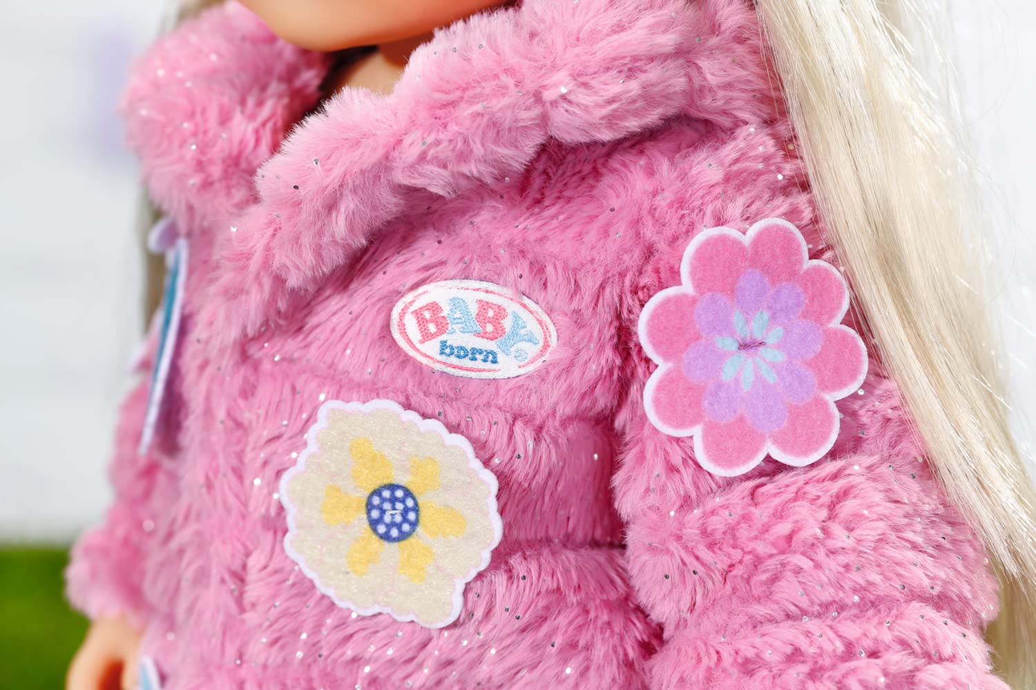 BABY born Pink Coat Set 833834 - Fluffy Coat, Leggings & Hat for 17" Dolls 6