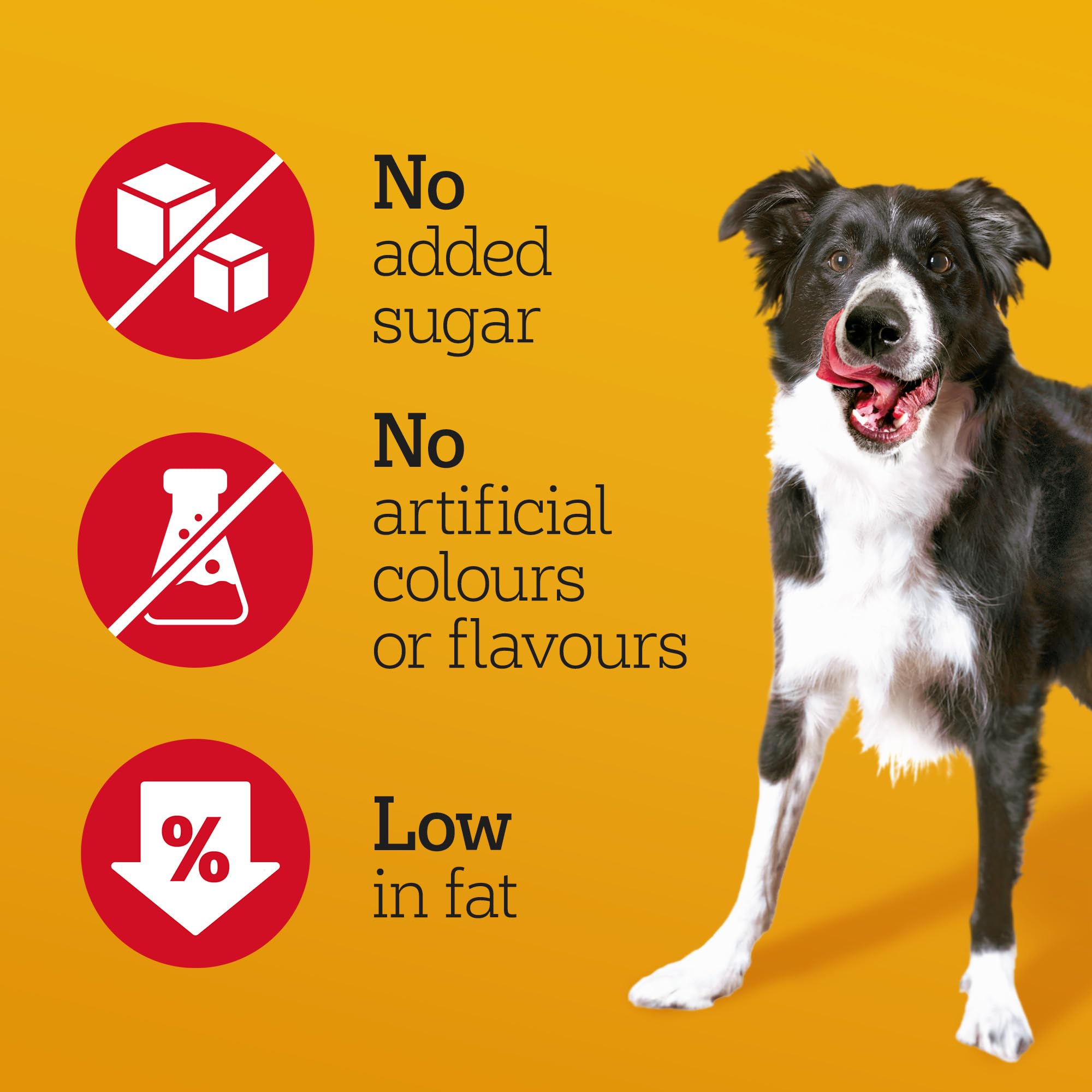 Pedigree Ranchos Dog Treats - Sausages with Pork | 100% Natural Pork | Grain Free (Pack of 7 x 60g) 3