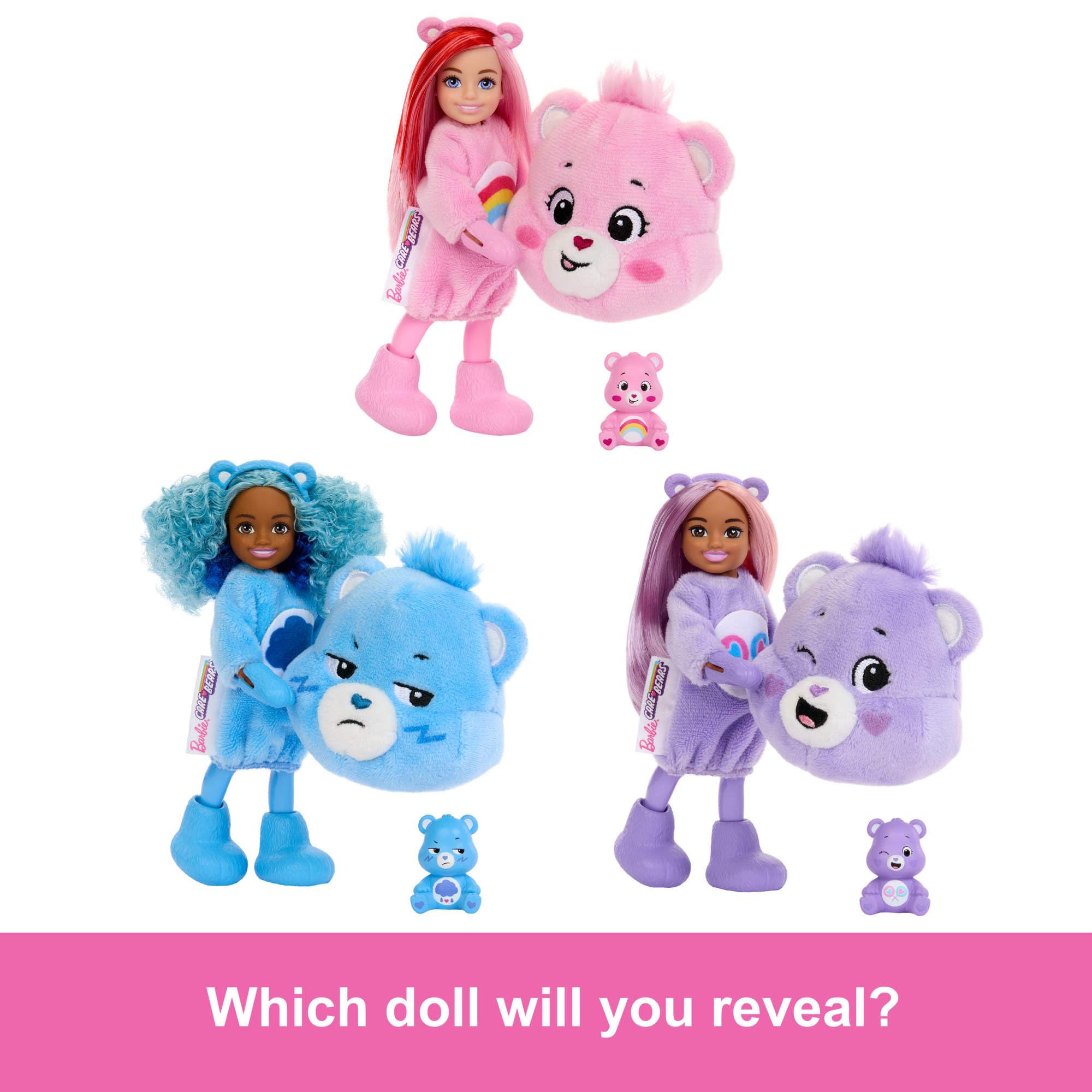 Barbie Cutie Reveal Chelsea Doll & Accessories - Care Bears Series, 6-Surprise Unboxing Fun for Kids 6