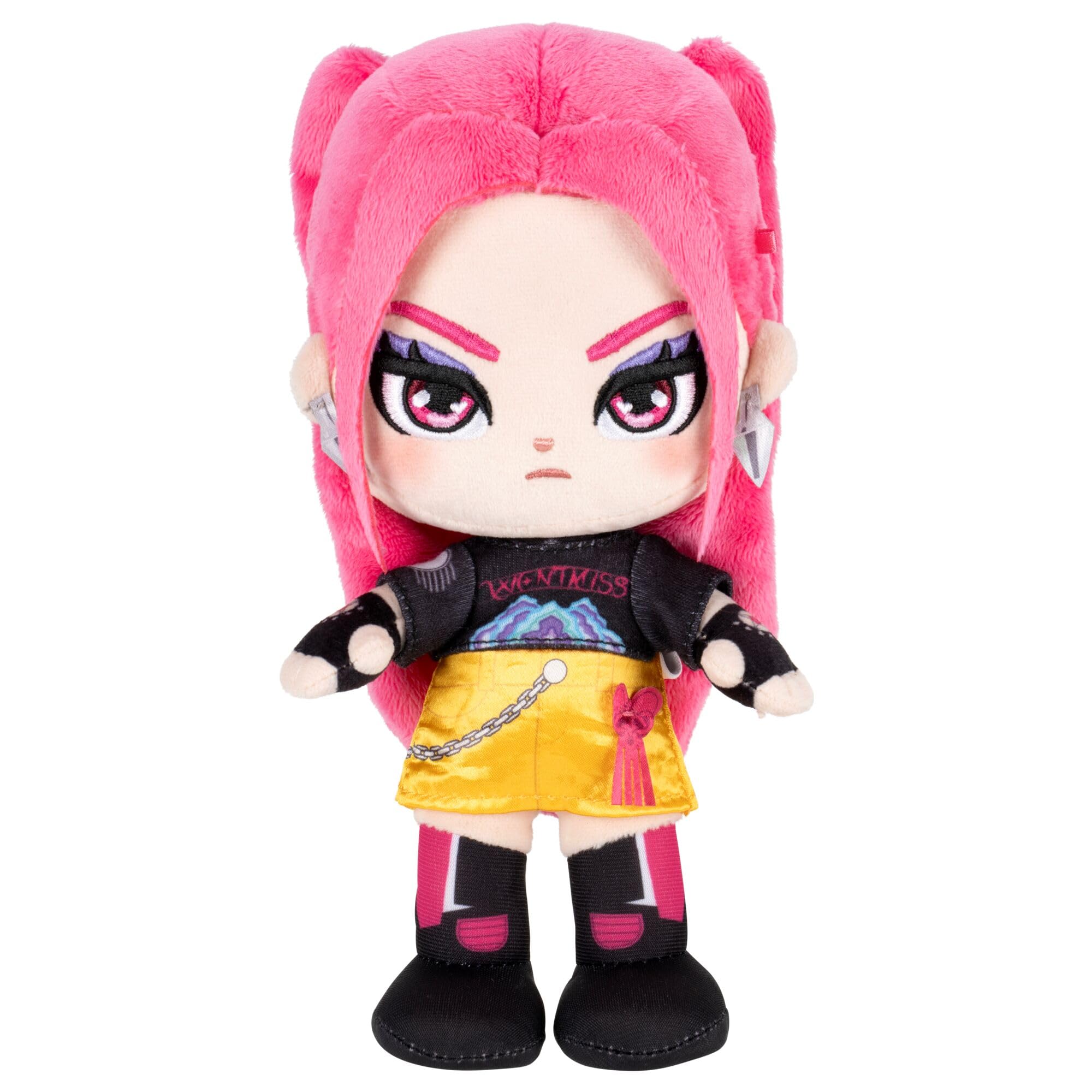 Jazwares KPop Demon Hunters Mira 8-inch Plush - Collectible Stuffed Toy | Ages 6+