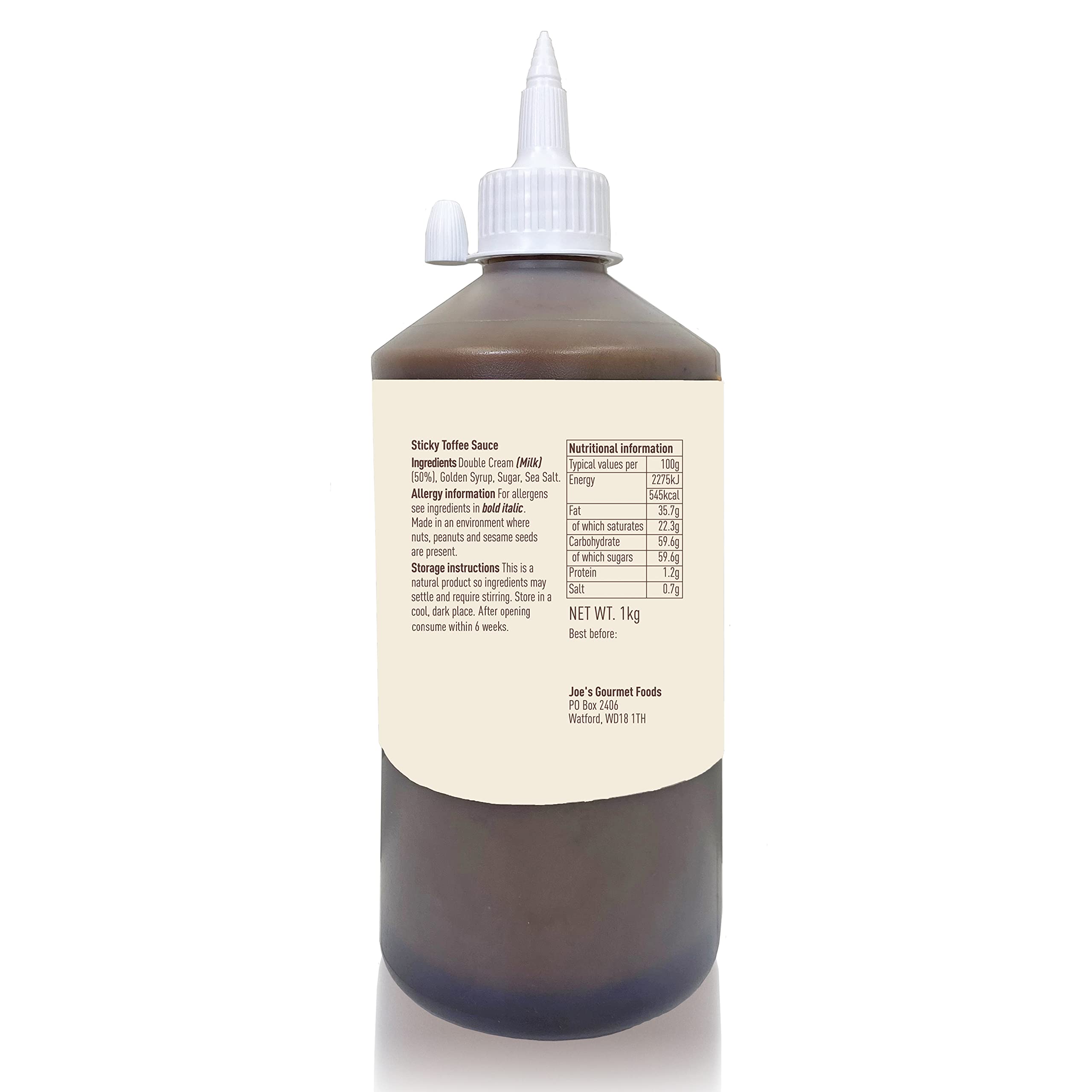 Joe & Seph's Sticky Toffee Caramel Sauce (1kg) - 1 Star Great Taste Award Winner 4