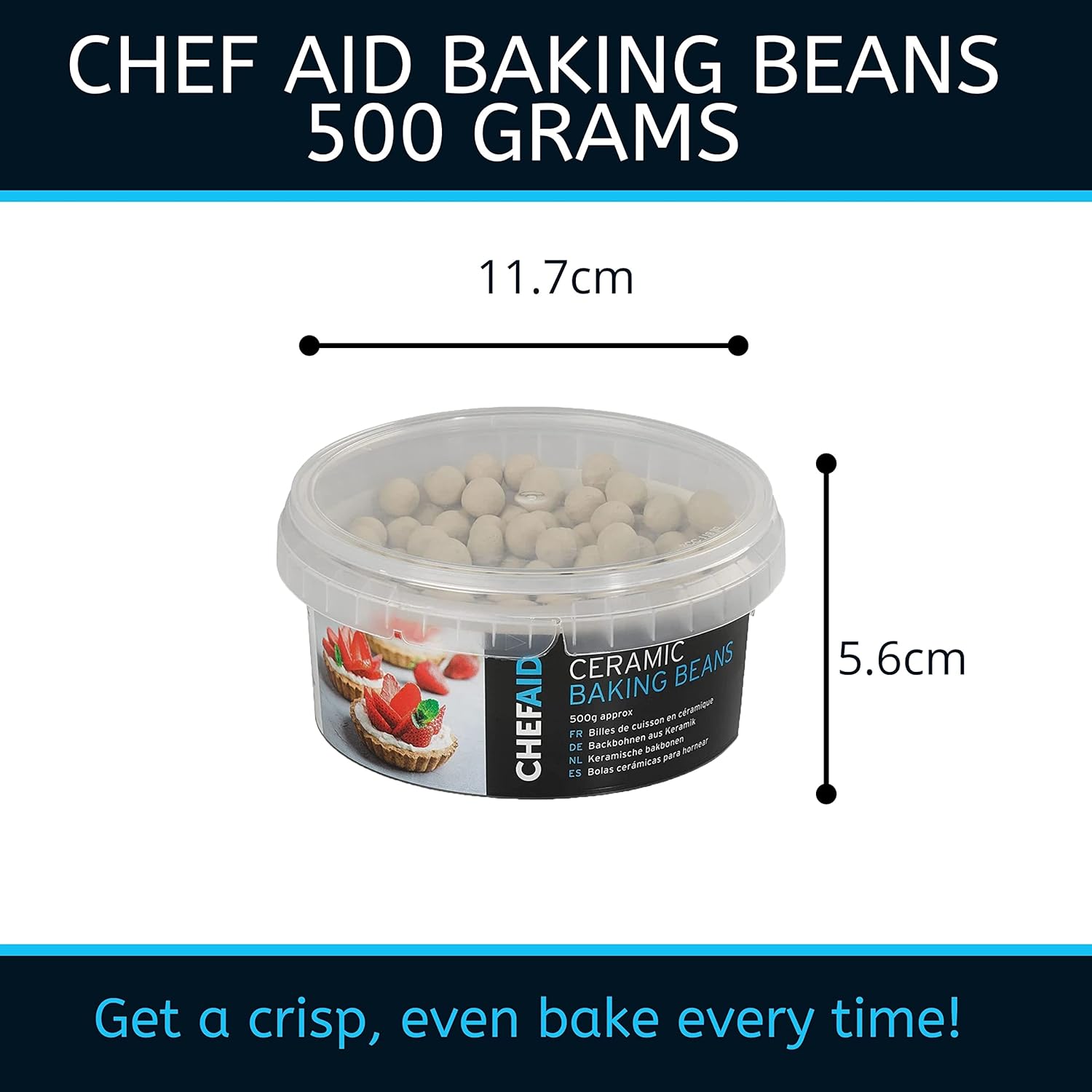 ChefAid - Ceramic Baking Beans for Blind Baking 3