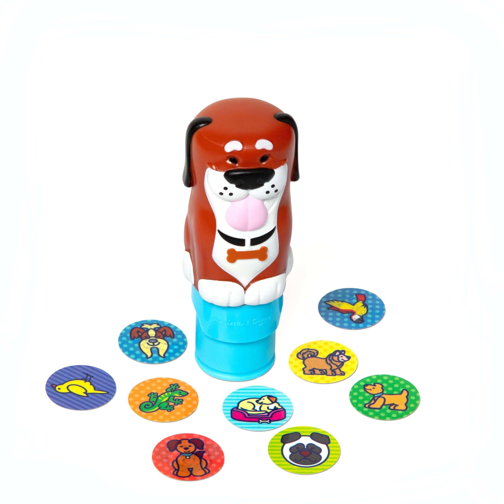 Melissa & Doug Sticker WOW! Dog Bundle with Cocoa Stamper and 500 Stickers | Ages 3+ 3