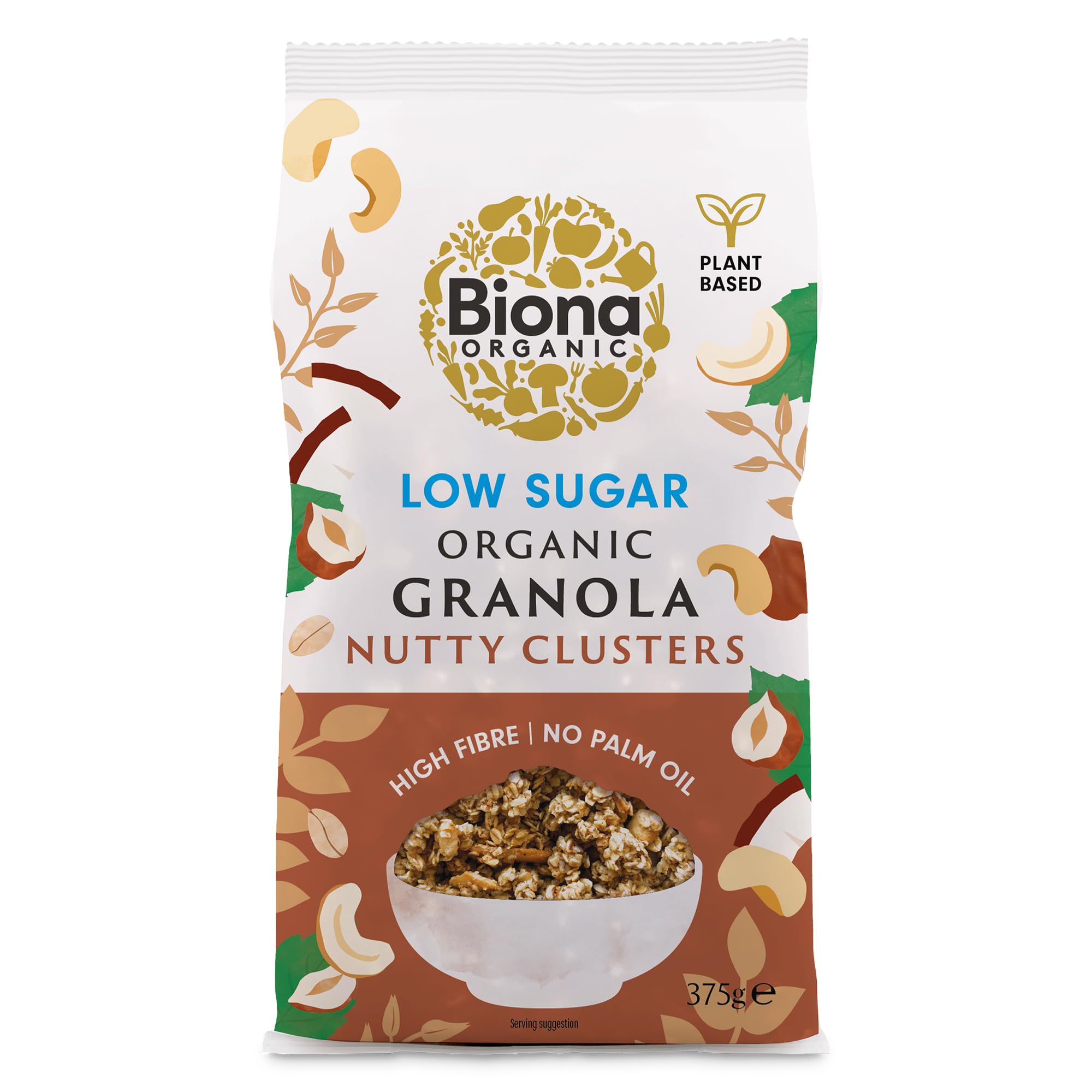 Biona - Nutty Clusters Granola Low Sugar Organic