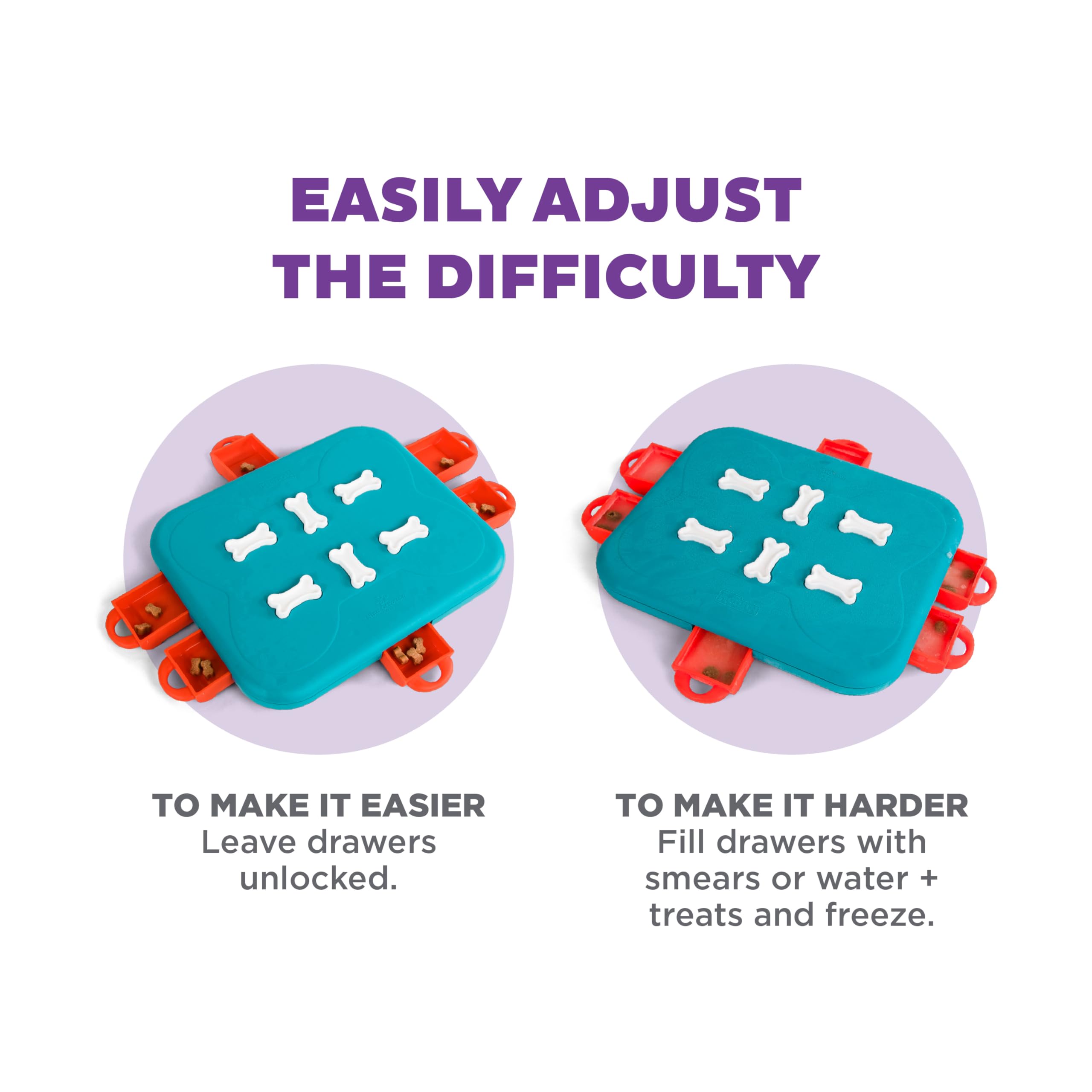 Outward Hound Nina Ottosson Dog Casino Interactive Treat Puzzle Toy - Level 3 Advanced | Medium Size | Plastic 4