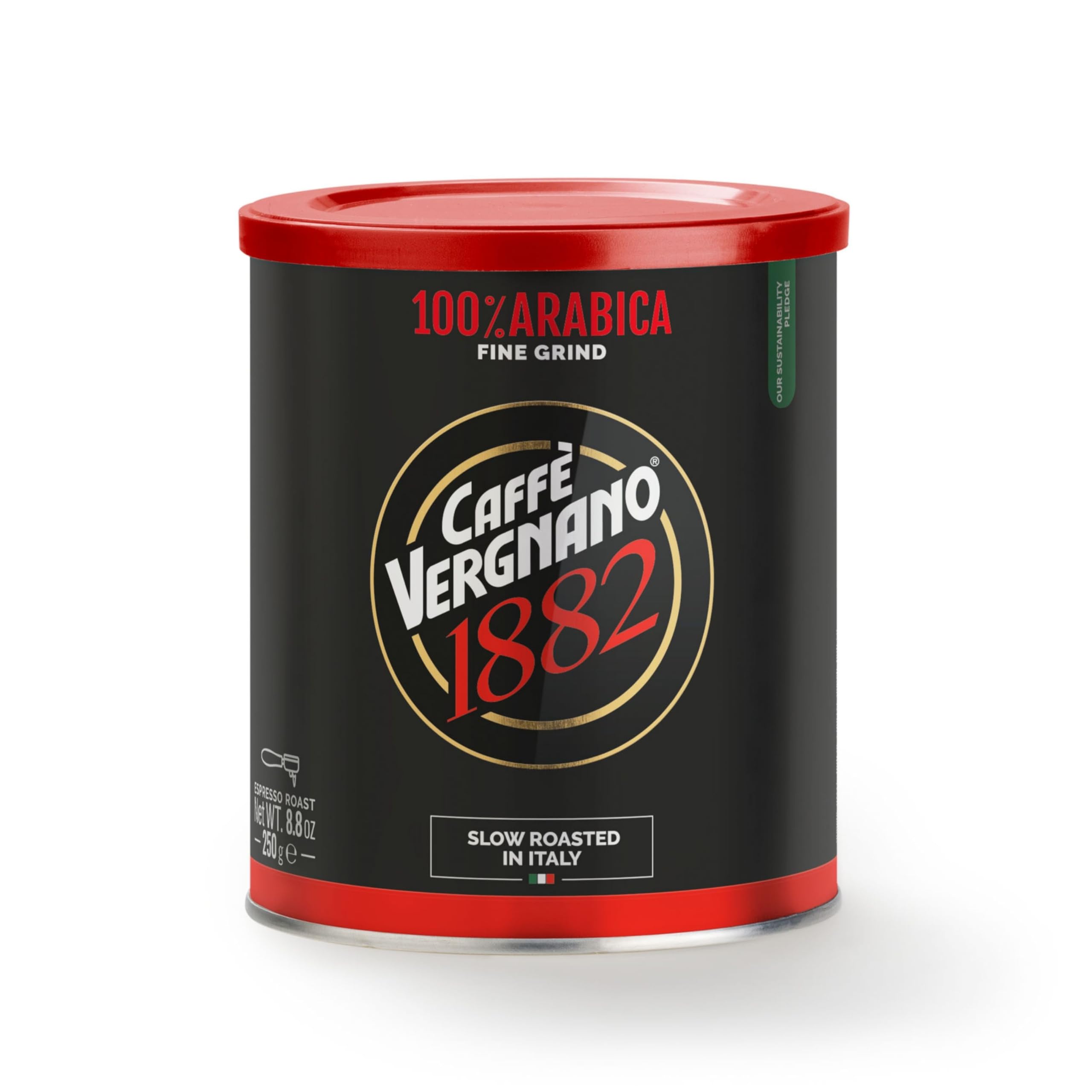 Caffè Vergnano 1882 - Espresso Ground Coffee Tin (250 g)