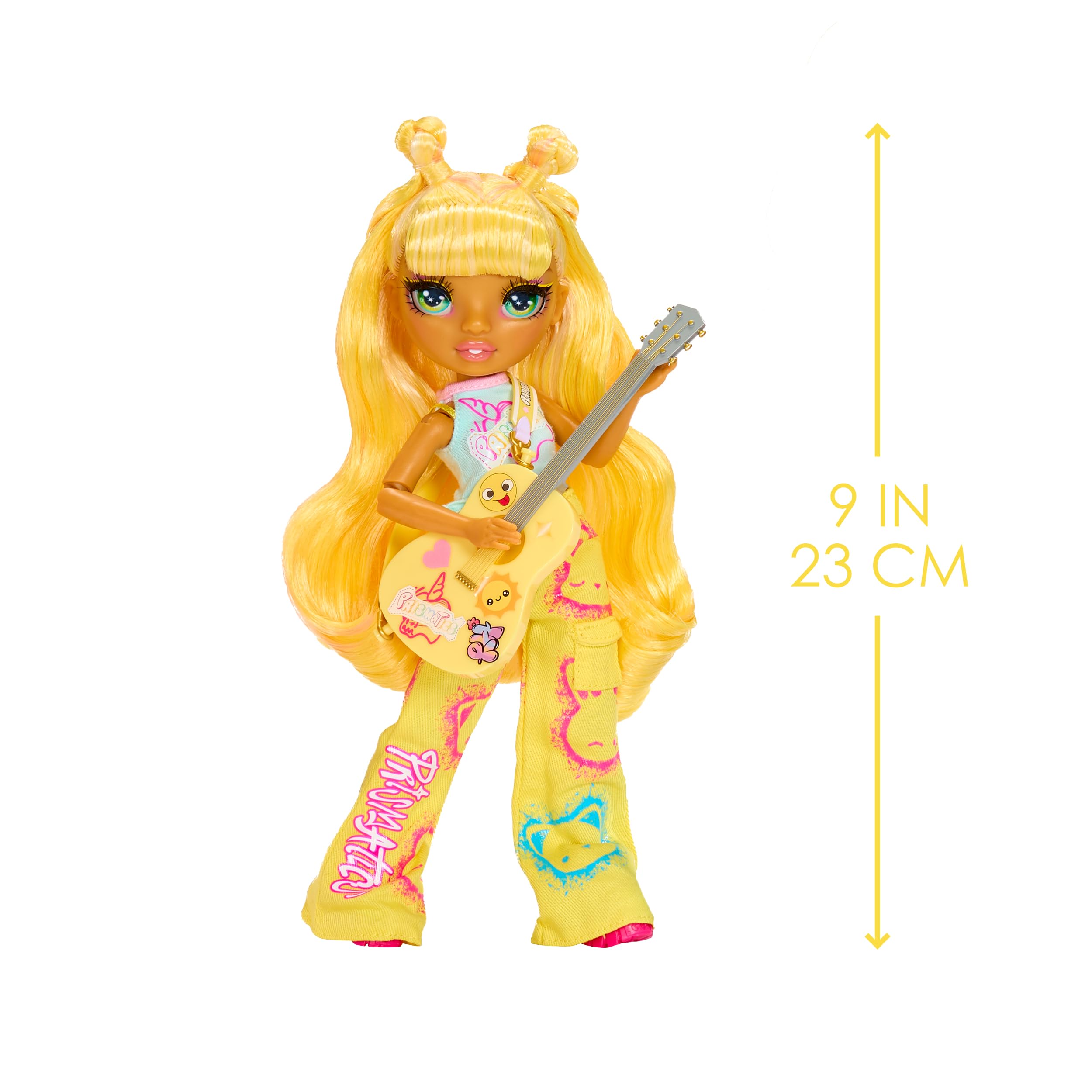 Rainbow High Junior High Rock Band - Sunny Yellow Fashion Doll with Guitar