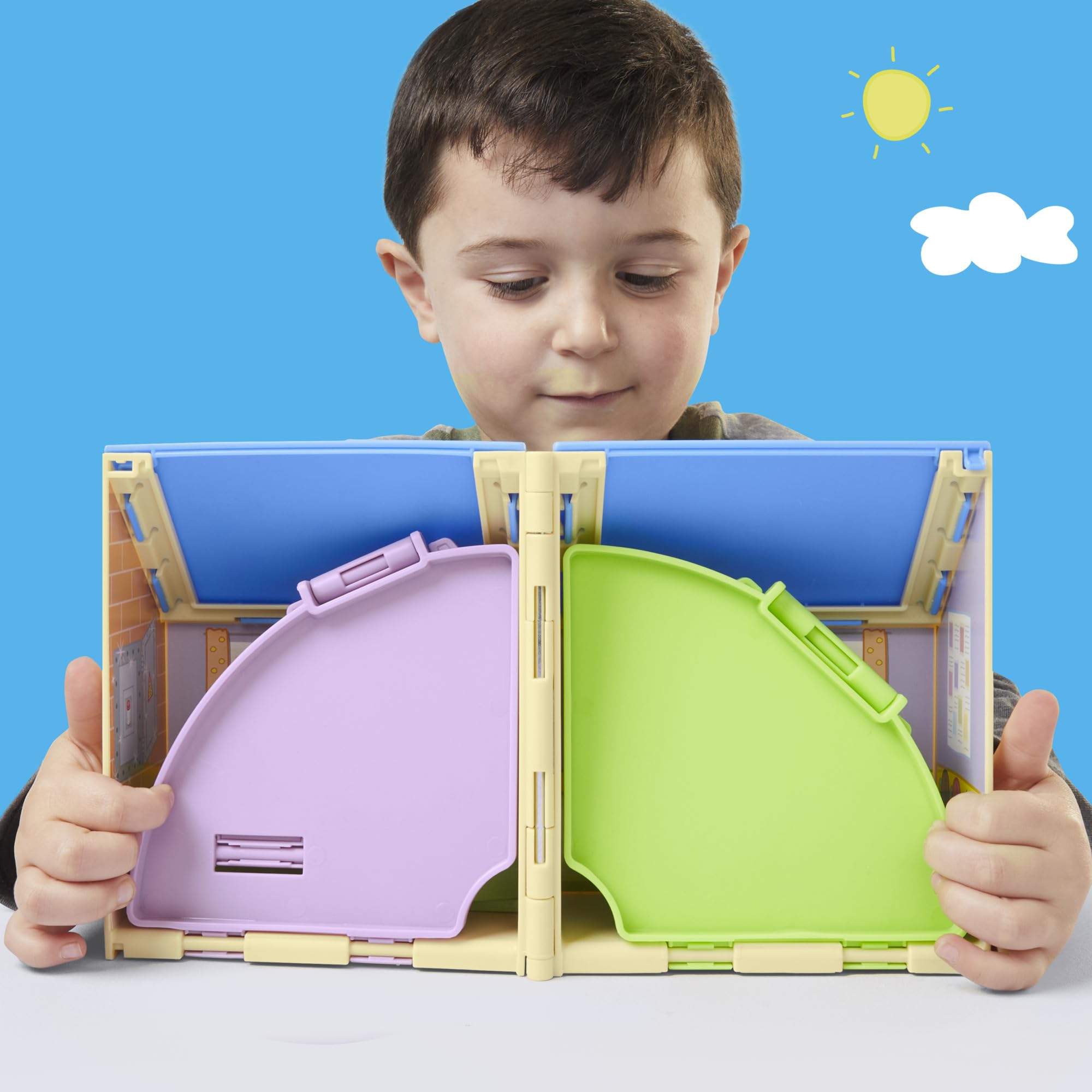 Peppa Pig Peppa's Pop-Open Playgroup Playset - Classroom & Playground Pretend Play for Ages 3+ 7