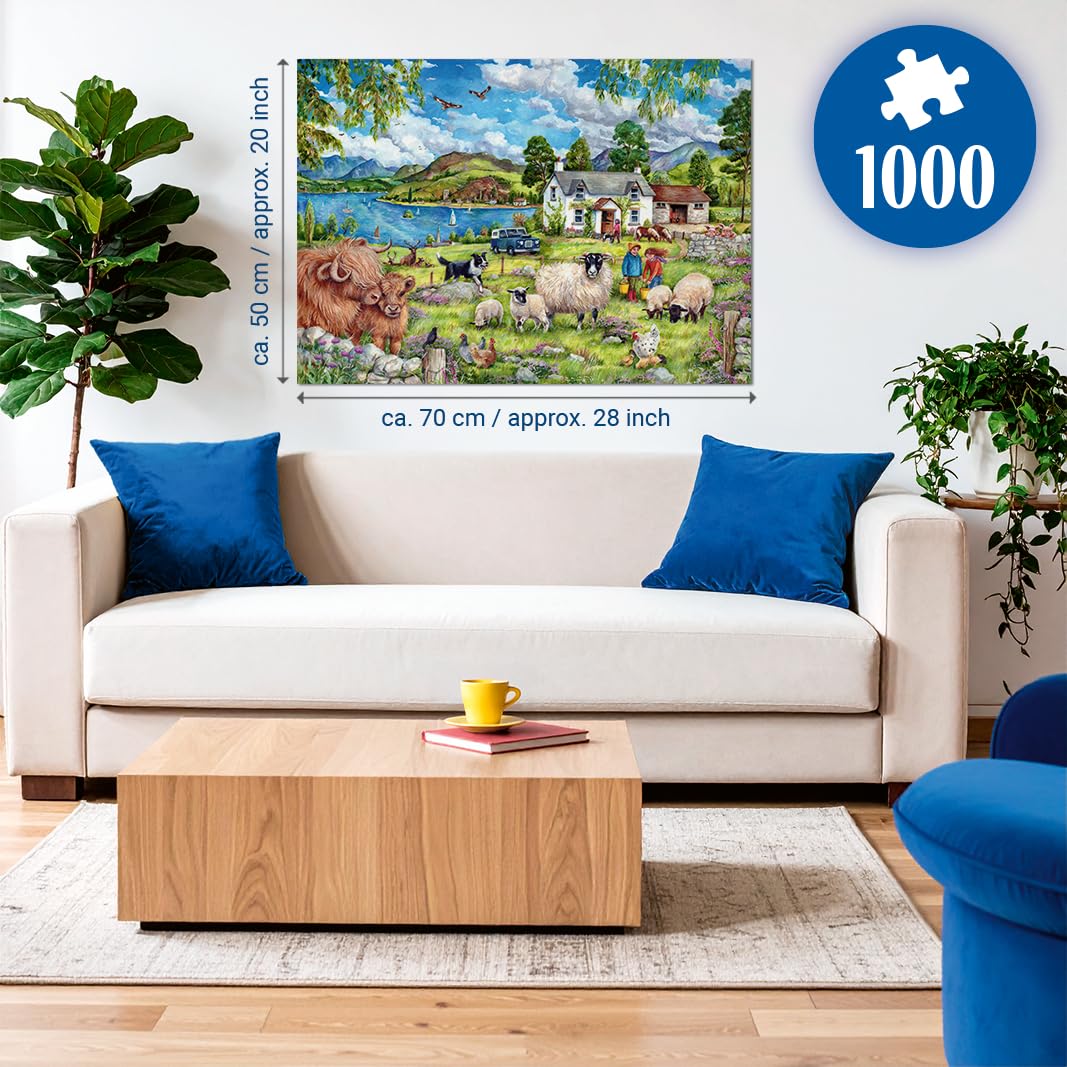 Ravensburger Country Farm 1000 Piece Jigsaw Puzzle for Adults and Families