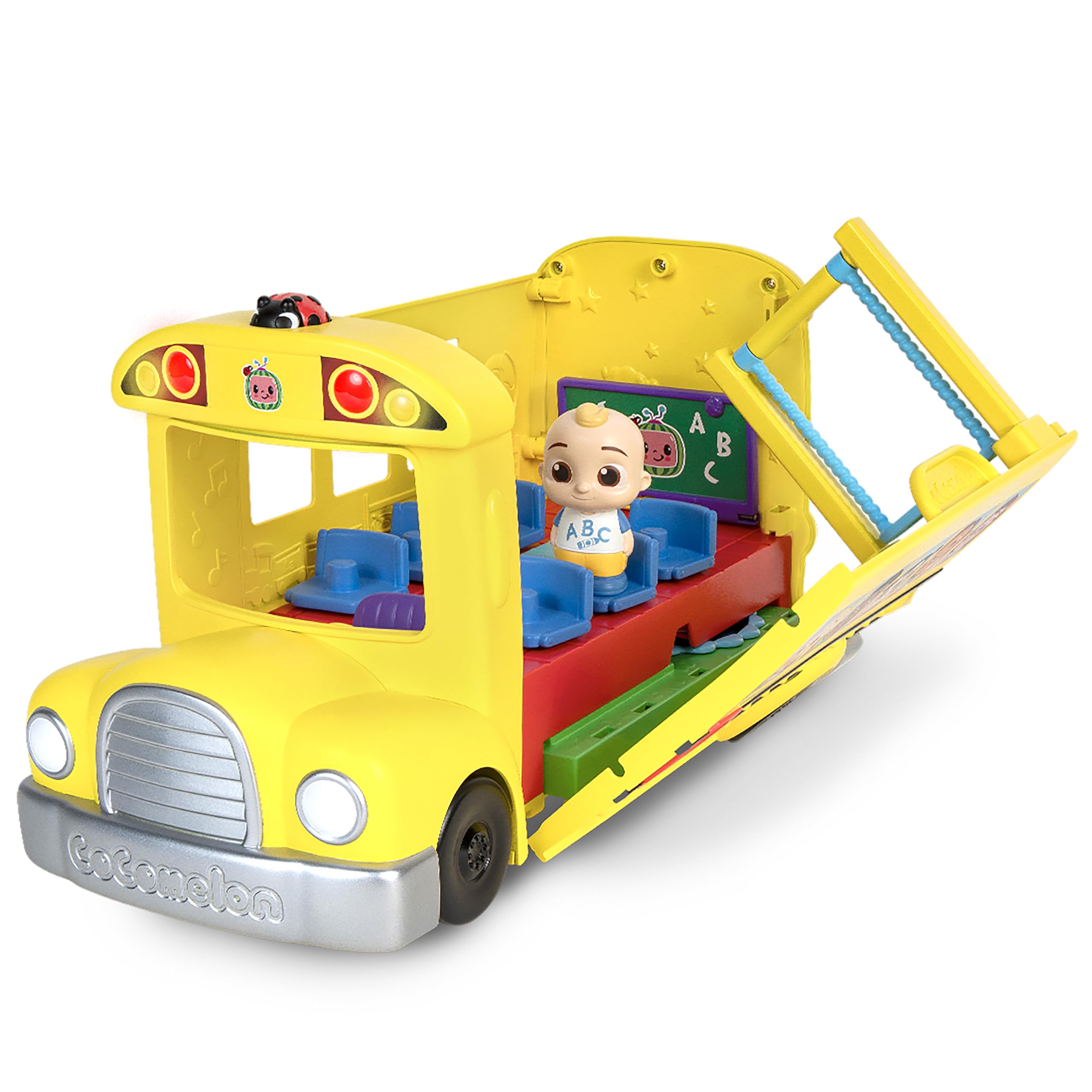 CoComelon Transforming School Time Bus - Lights, Sounds & 3 Songs - 2-in-1 Playset 4