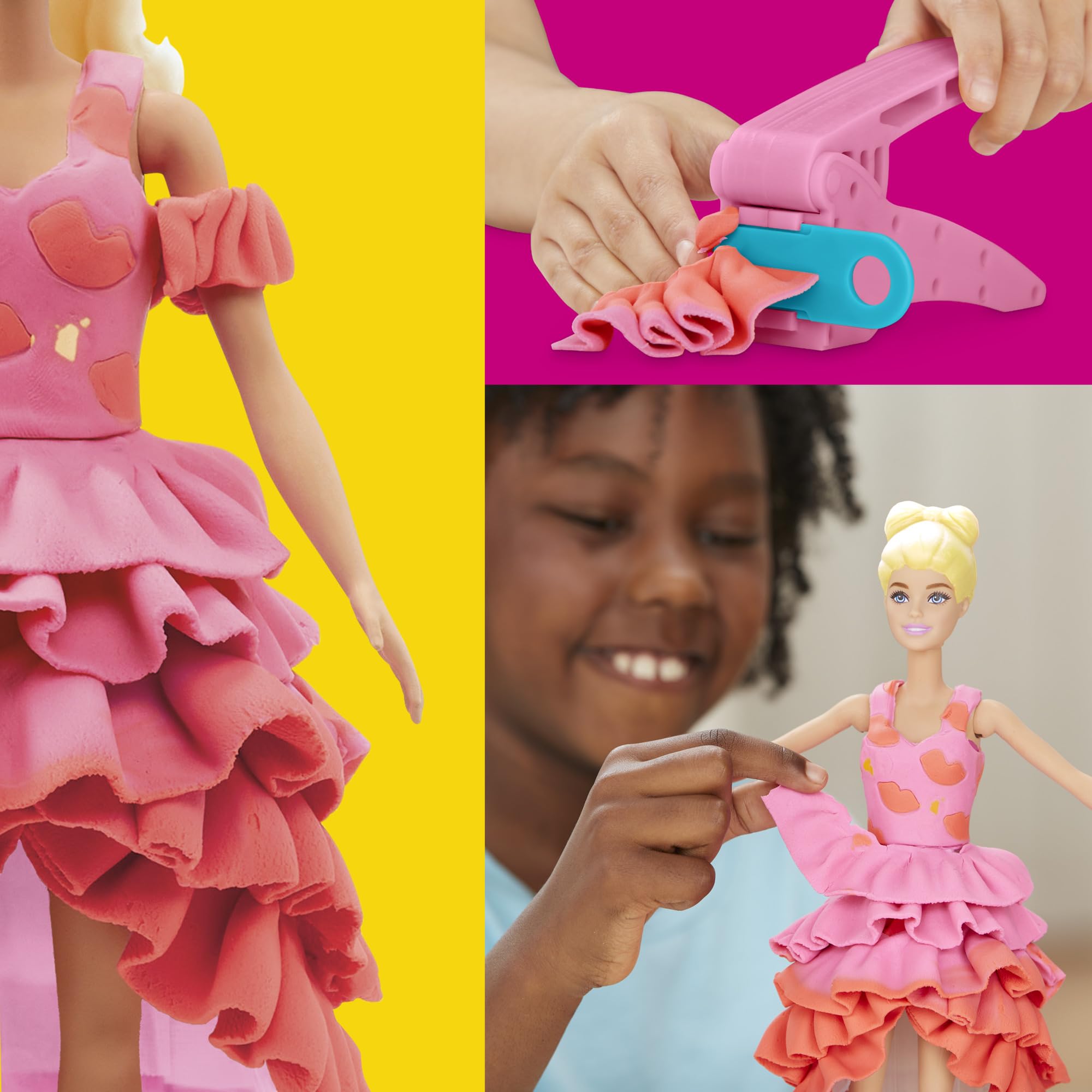 Play-Doh Barbie Designer Fashion Show Playset - Creative Arts & Crafts for Kids 5+ 3