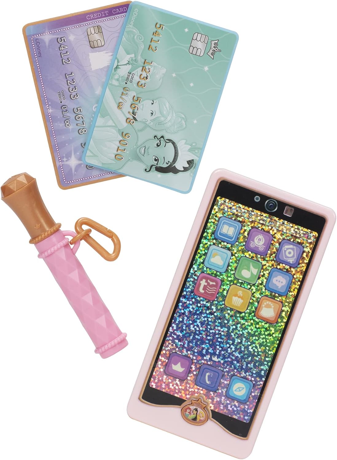 Disney Princess Style Collection Play Phone & Stylish Clutch - Electronic Role Play Toy 4