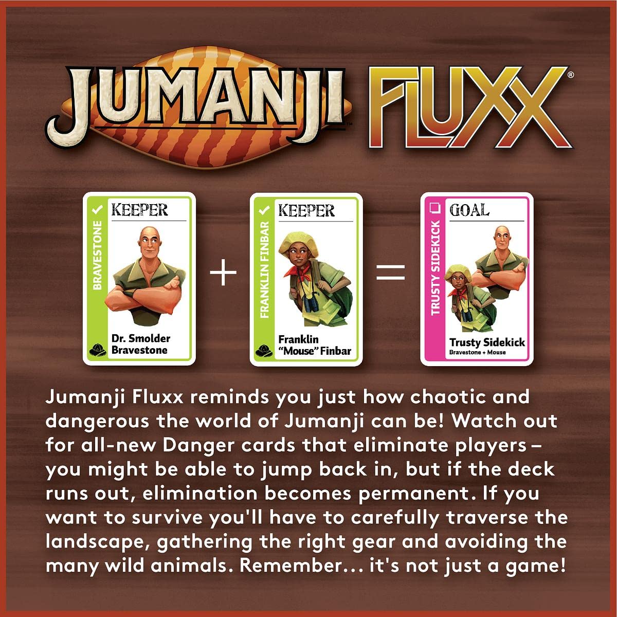 Looney Labs Jumanji Fluxx Card Game - Mixed Colours 7