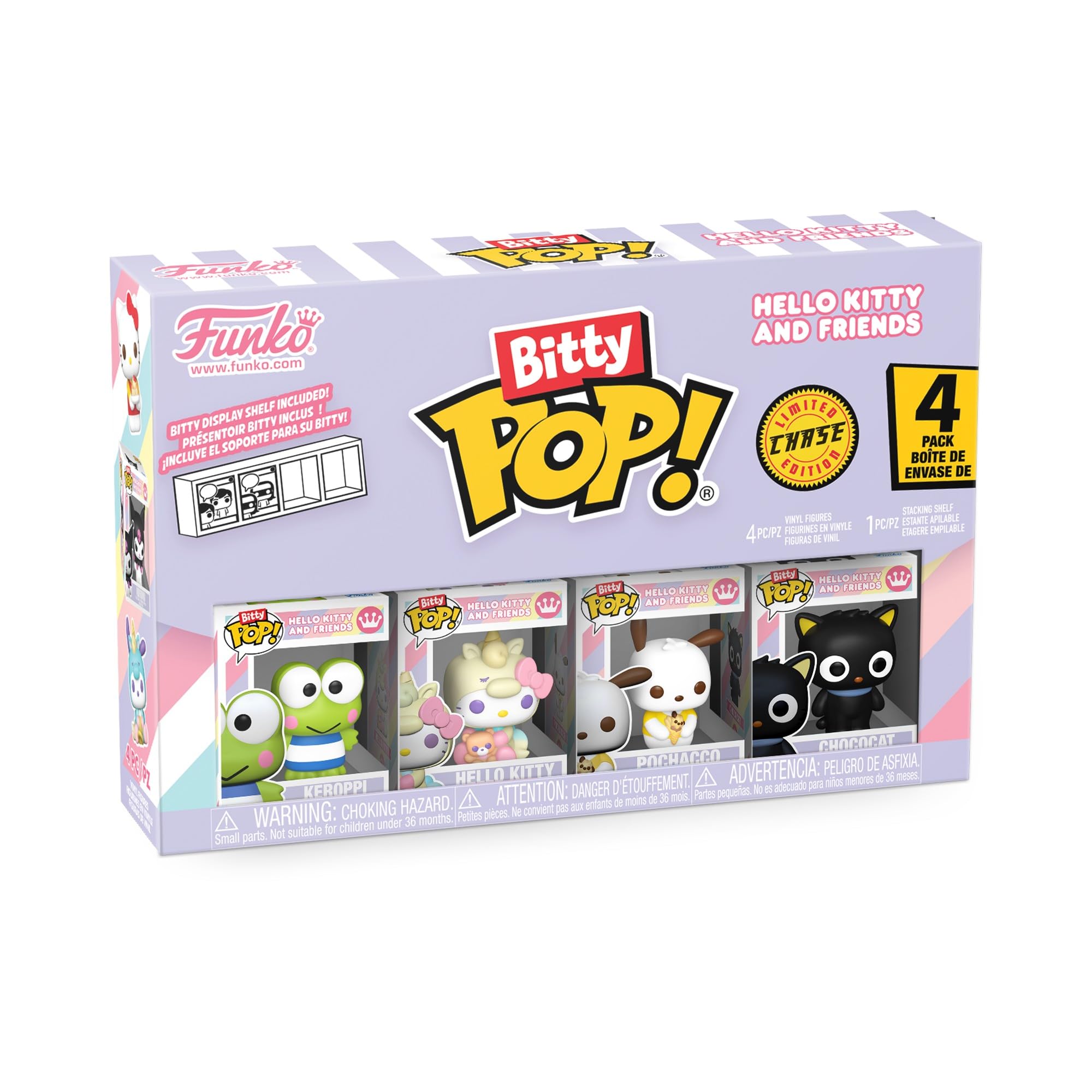Funko Bitty Pop! Sanrio Keroppi 4PK with Surprise Mystery Mini Figure | Vinyl | 0.9-inch 1