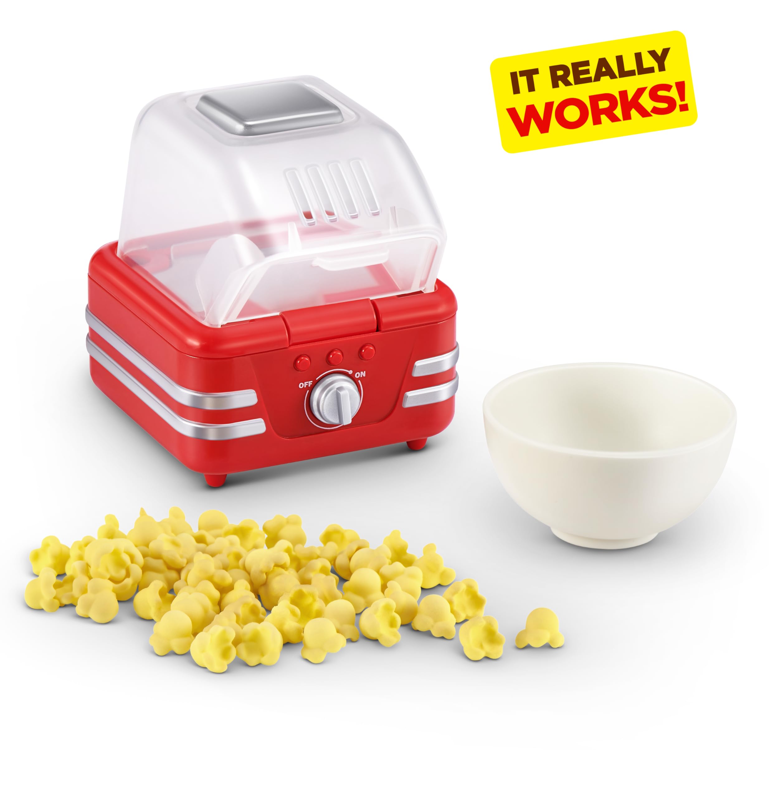 Mini Brands Really Works Magic Cook Kitchen Capsule Series 1 - Working UV Light | Red | Ages 3+ 4