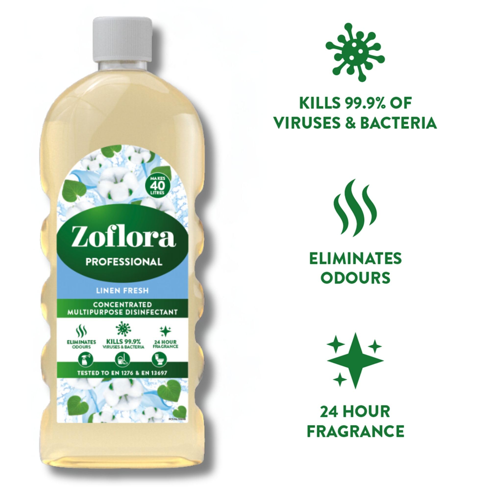 Zoflora - Linen Fresh Concentrated Disinfectant 1L 3