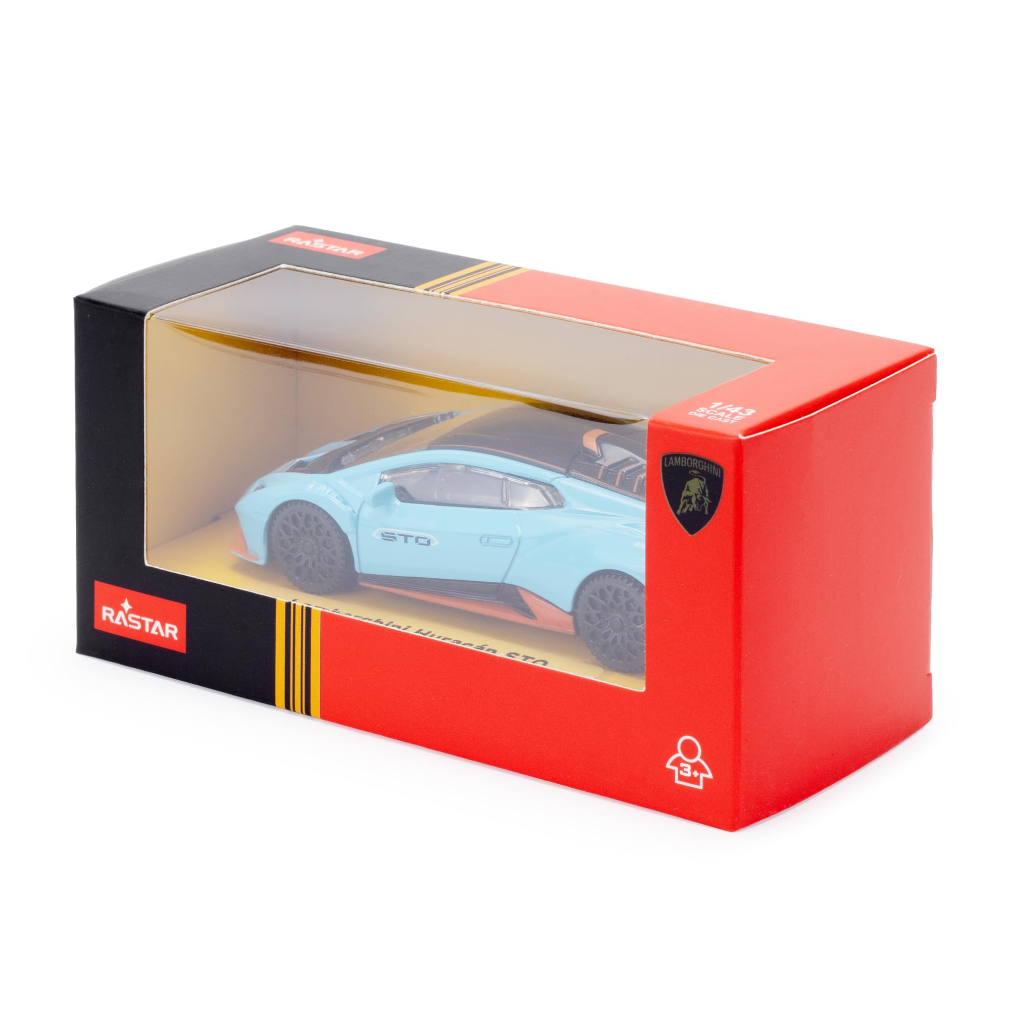 Lamborghini Huracan STO 1:43 Scale Die-Cast Model Car - Blue | Collectible Vehicle 7