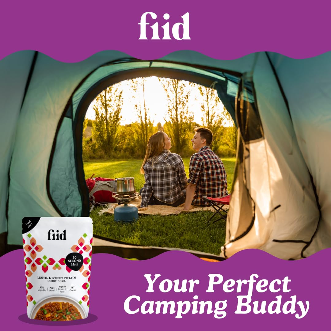 Fiid Thai Lentil & Sweet Potato Curry - 100% Natural Vegan Microwave Meal 5