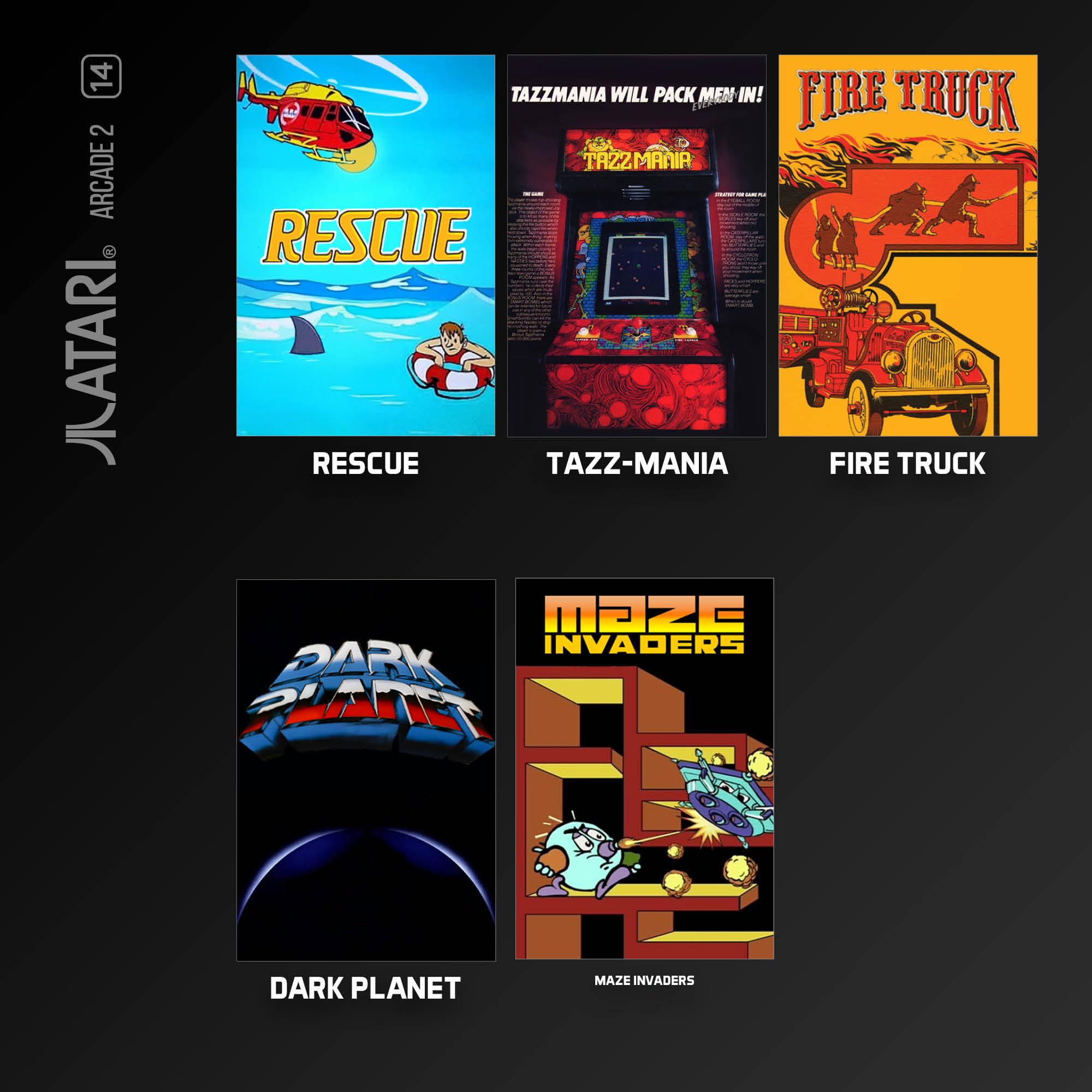 Atari Arcade 2 - Evercade Cartridge Collection 12