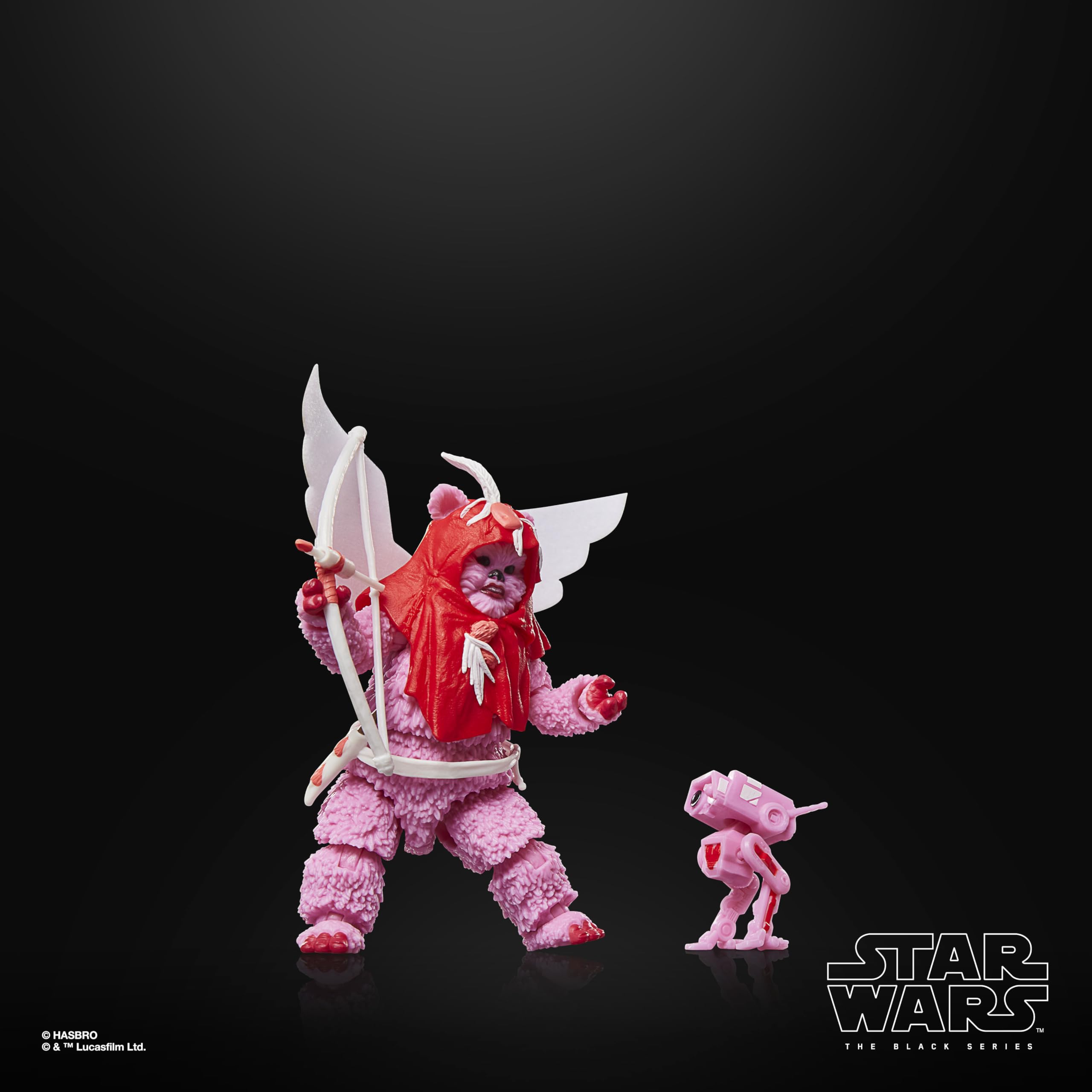 Star Wars The Black Series Ewok Valentine’s Day Edition Action Figure | 6-inch Scale | Hasbro 3